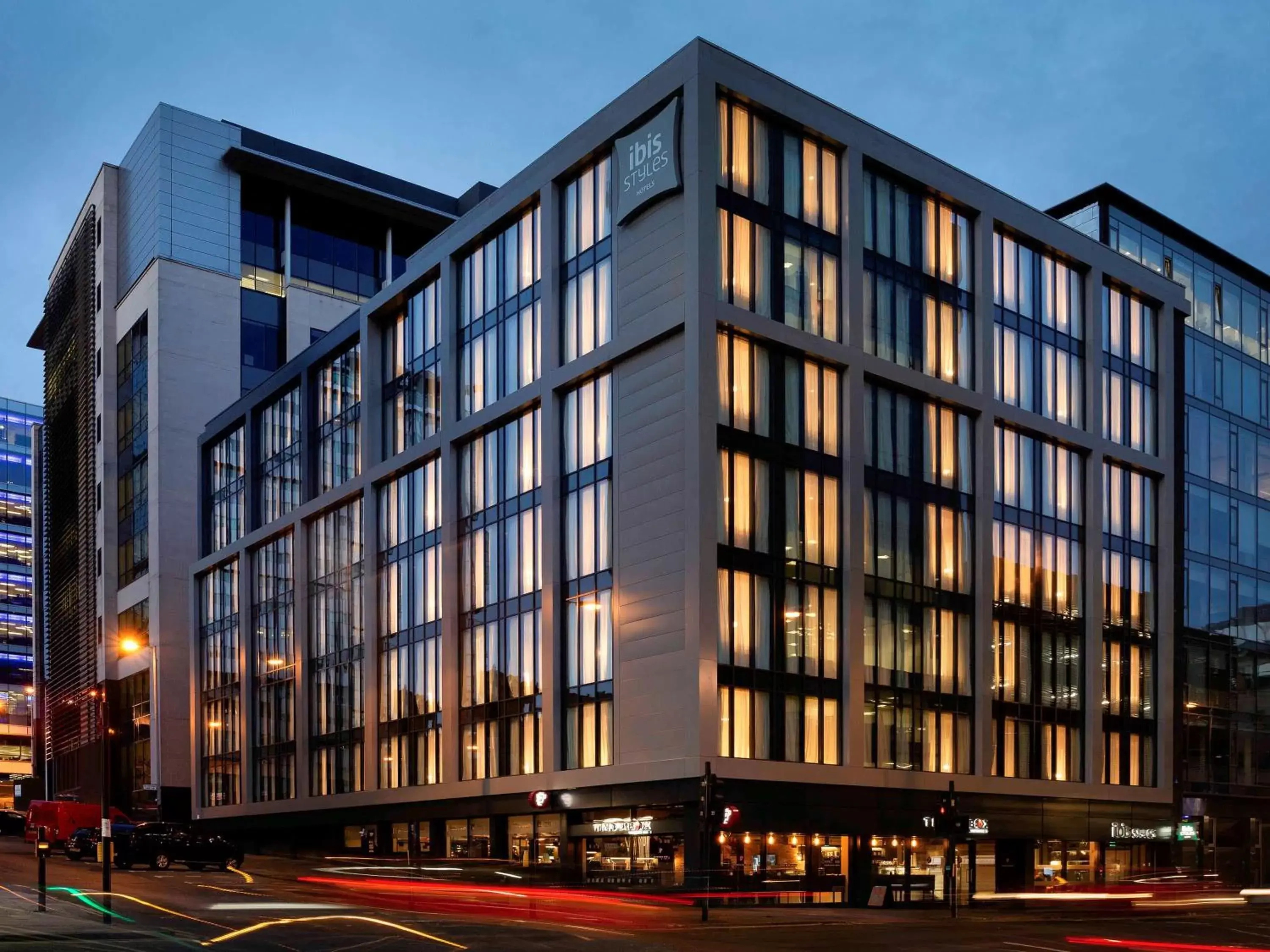 Property building in ibis Styles Glasgow Central