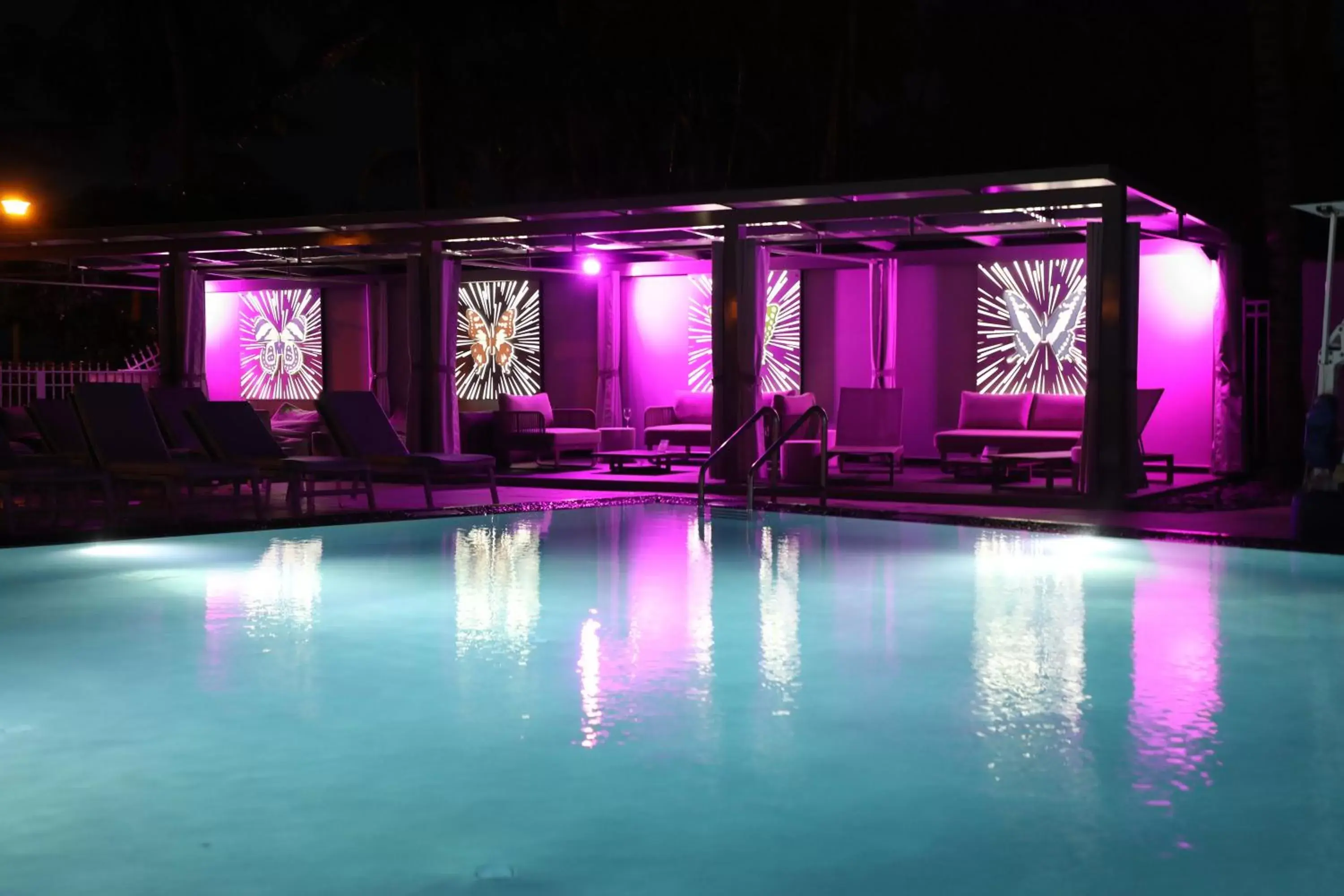 Night, Swimming Pool in The Sagamore Hotel South Beach