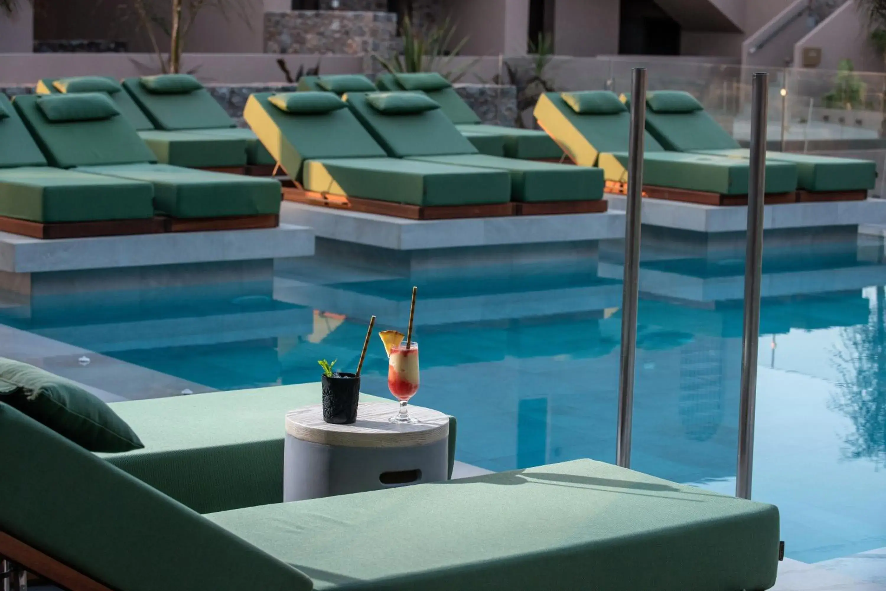 Swimming pool in Paralos Venus Suites Adults Only Swimming pool in Paralos Venus Suites Adults Only