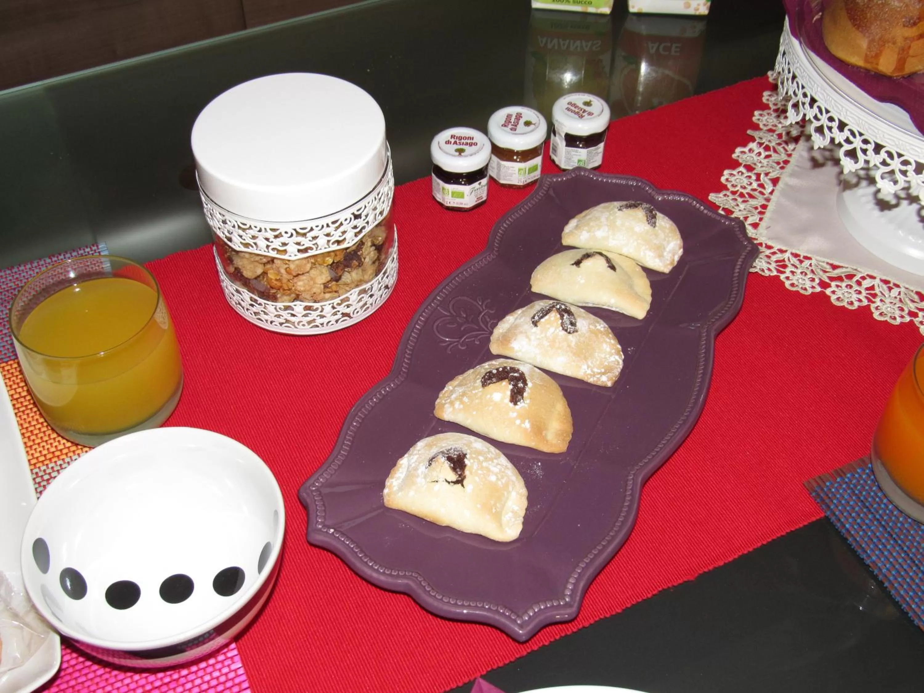 Food close-up in La Voce del Violino