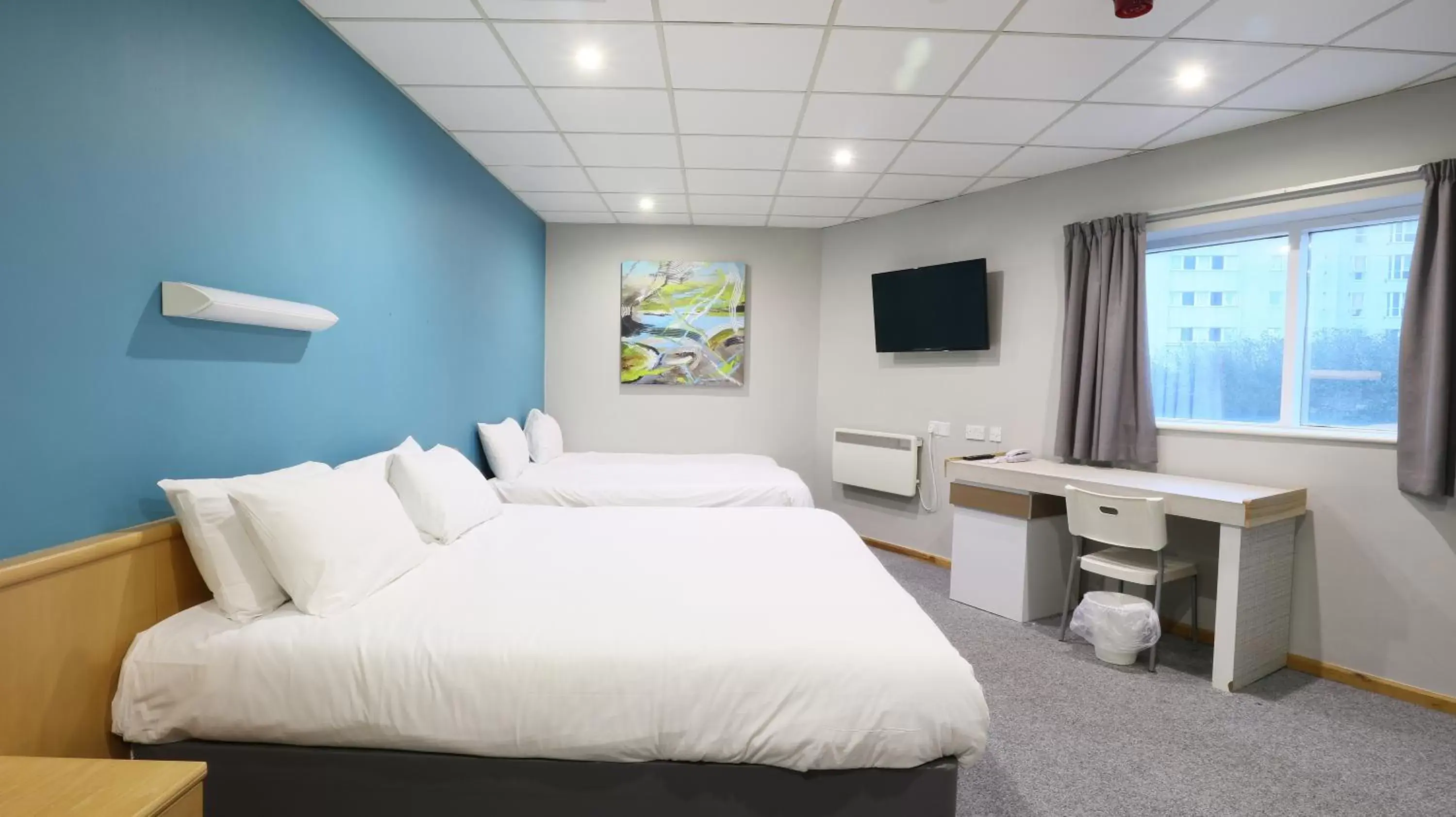 Bedroom, Bed in Citrus Hotel Cardiff by Compass Hospitality