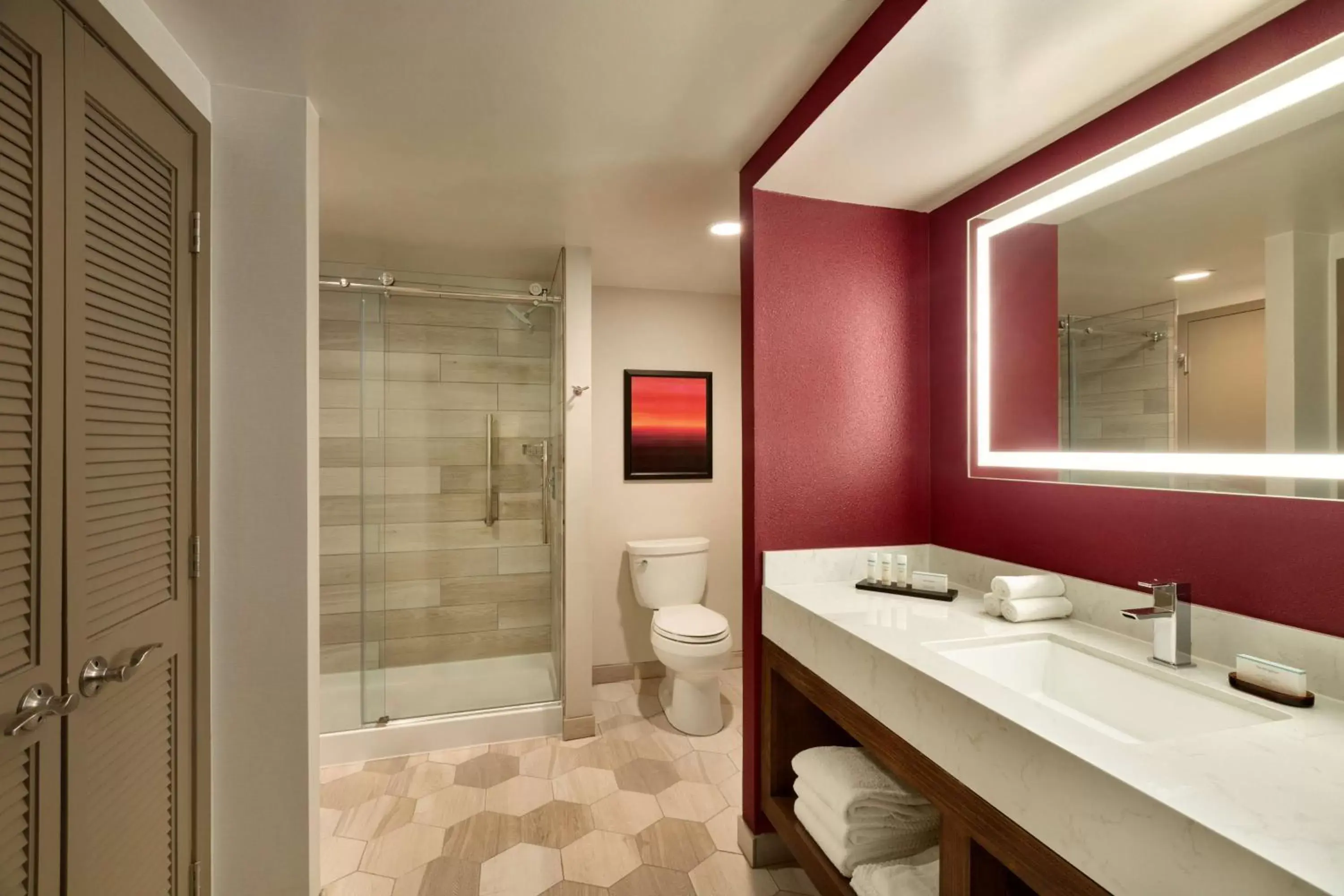 Bathroom in Embassy Suites by Hilton Phoenix Downtown North