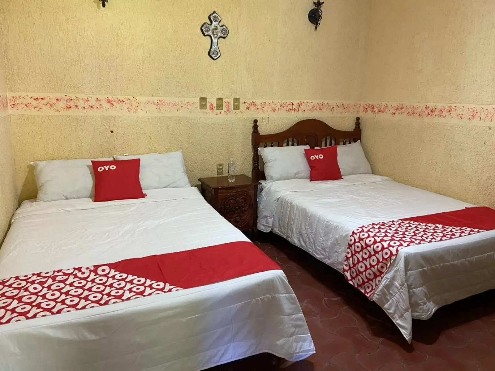 Bed in Rancho Hotel El Carmen