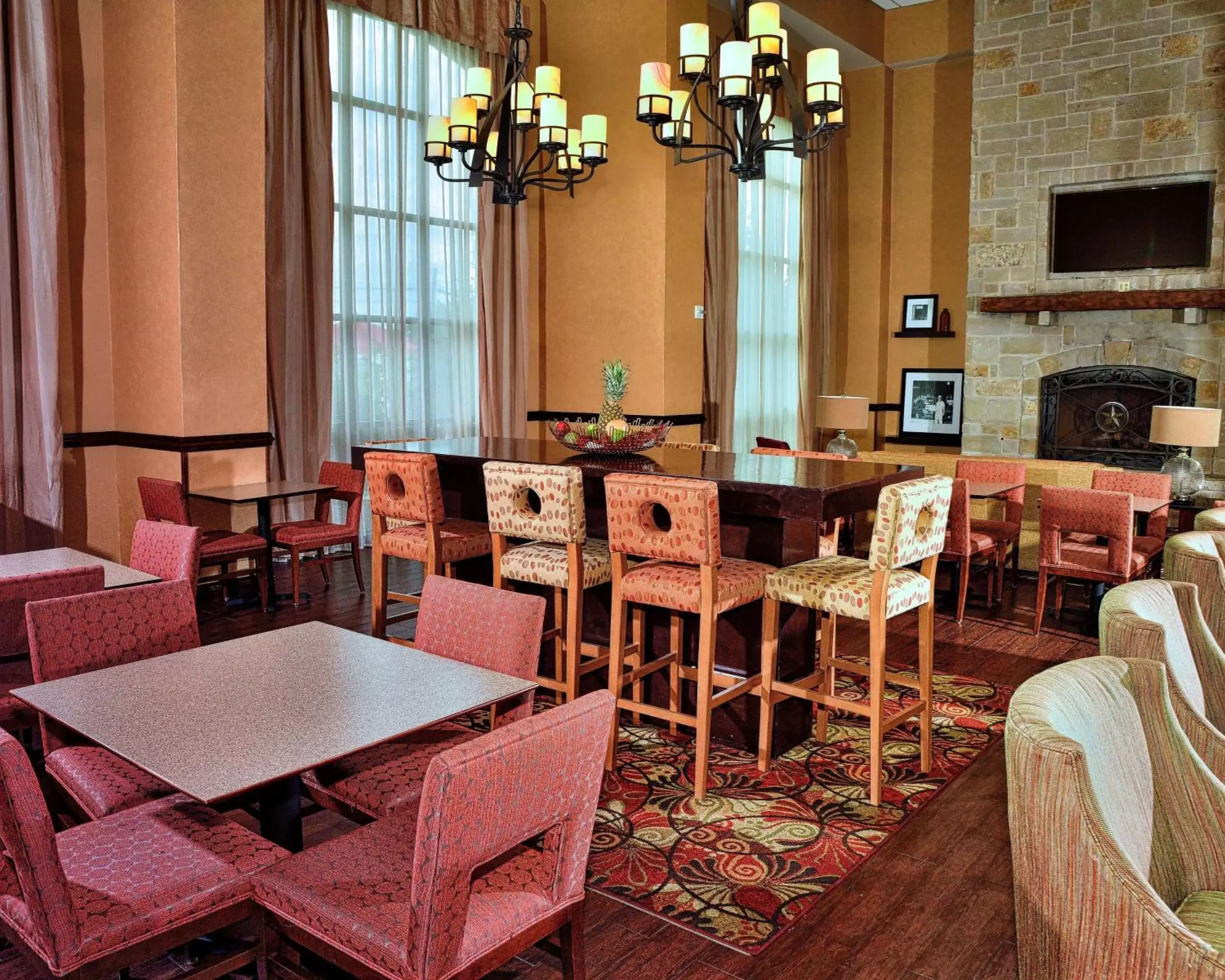 Lobby or reception, Restaurant/Places to Eat in Hampton Inn & Suites Fredericksburg