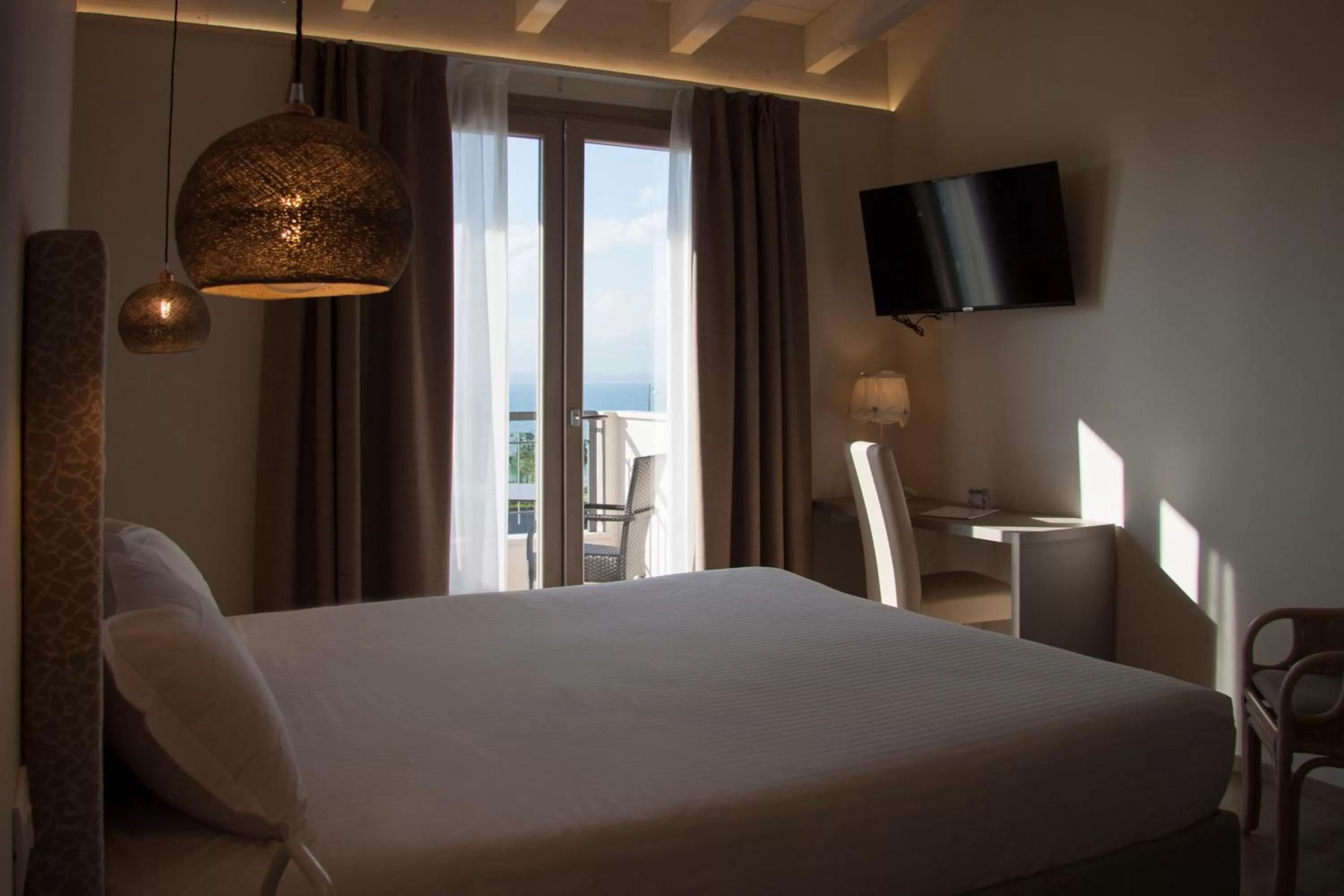 Bedroom, Bed in Hotel Berta