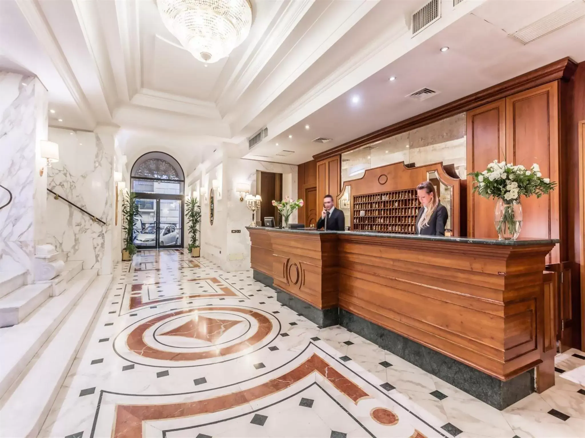 Lobby or reception in Raeli Hotel Archimede Lobby or reception in Raeli Hotel Archimede