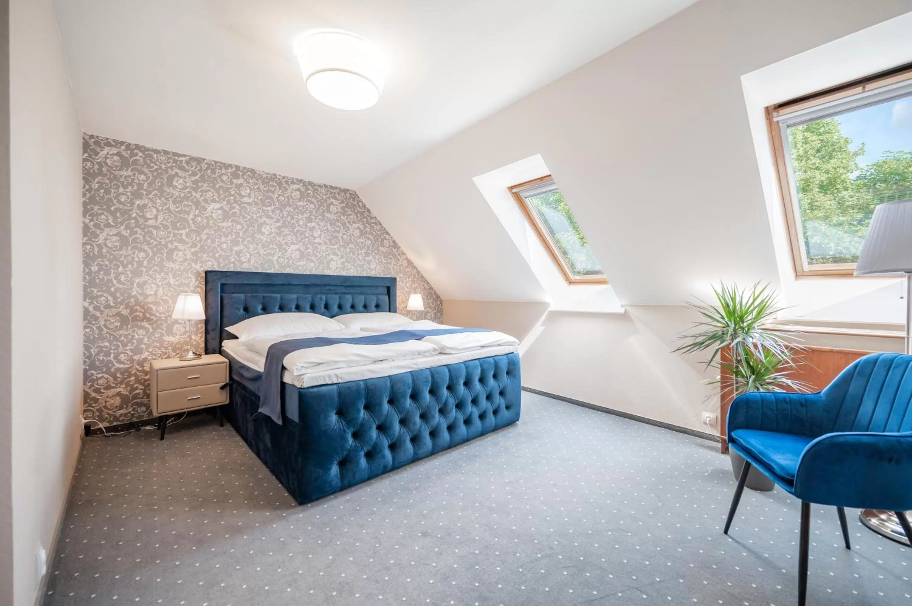 Bed in Hotel U Královny Elišky