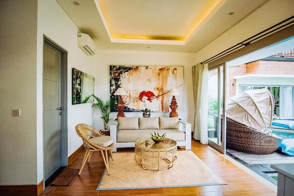 Living room in Tanamas Villas Ubud by Best Deals Asia Hospitality