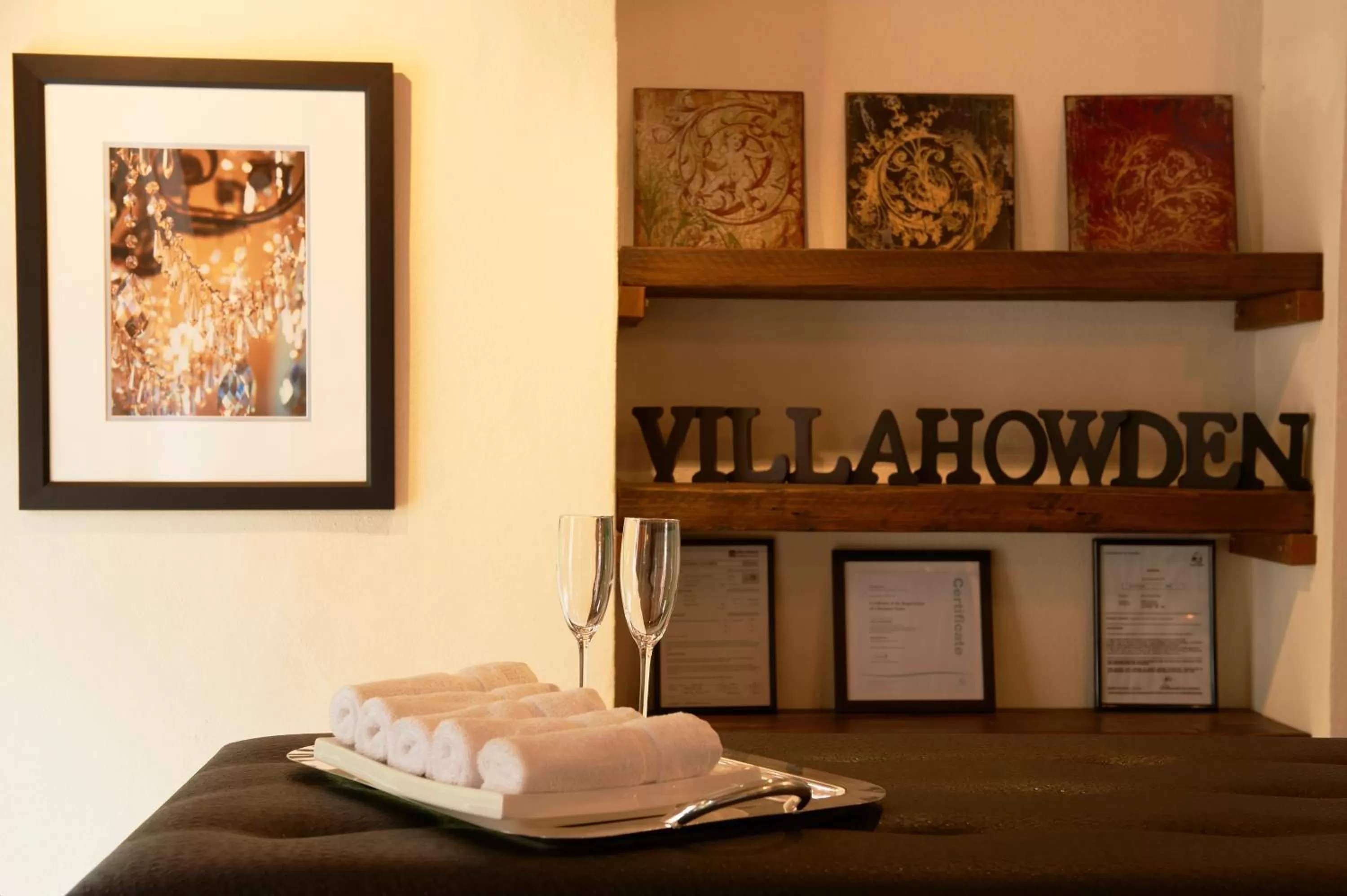 Lobby or reception, Bed in Villa Howden