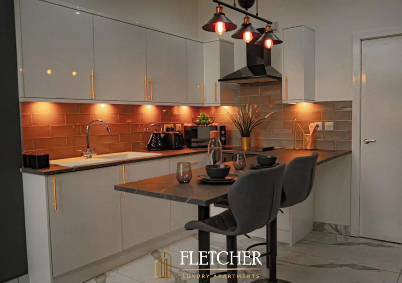 Kitchen/Kitchenette in Fletcher Apartments