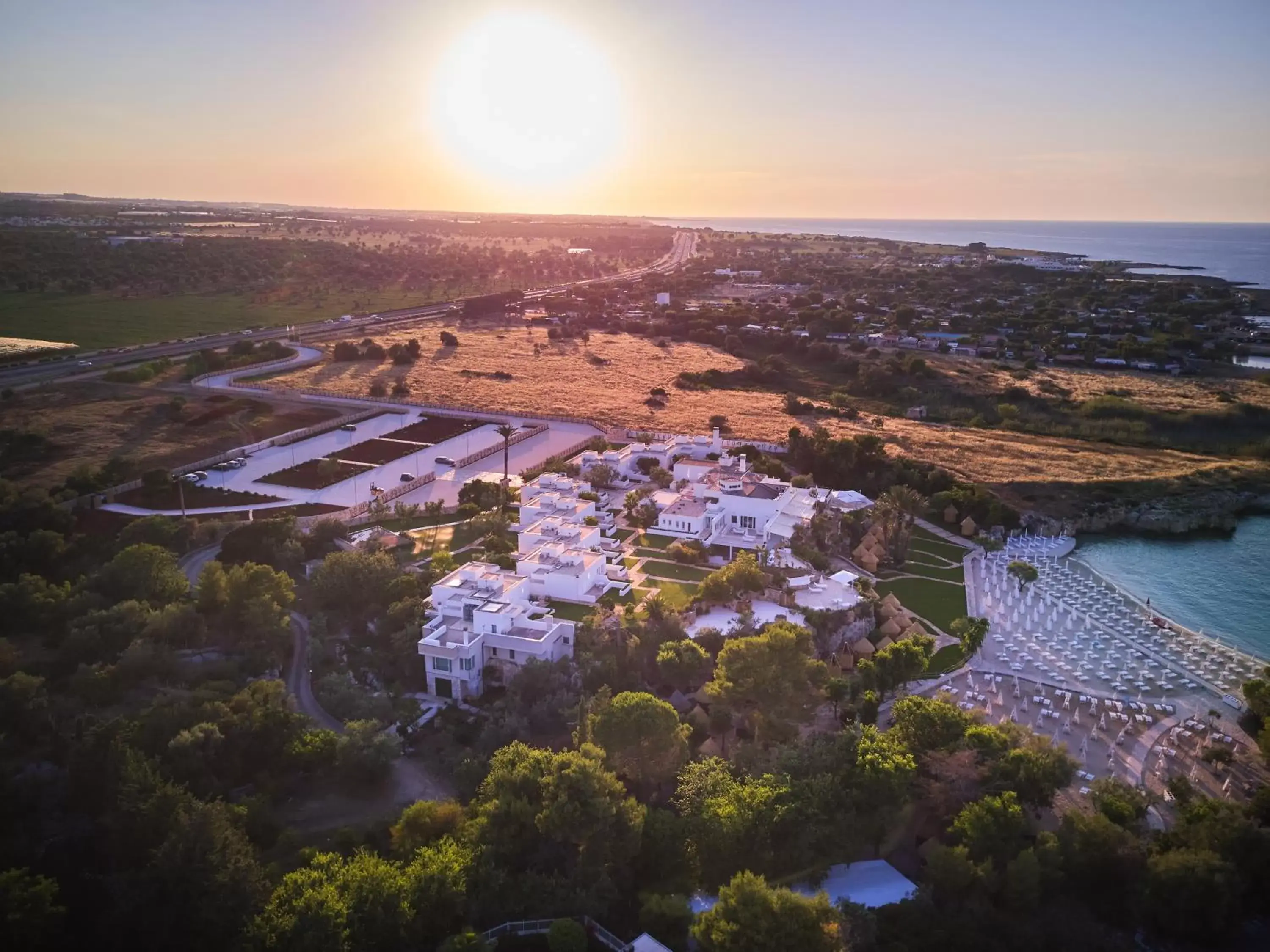 Natural landscape, Bird's-eye View in Grotta Palazzese Beach Hotel