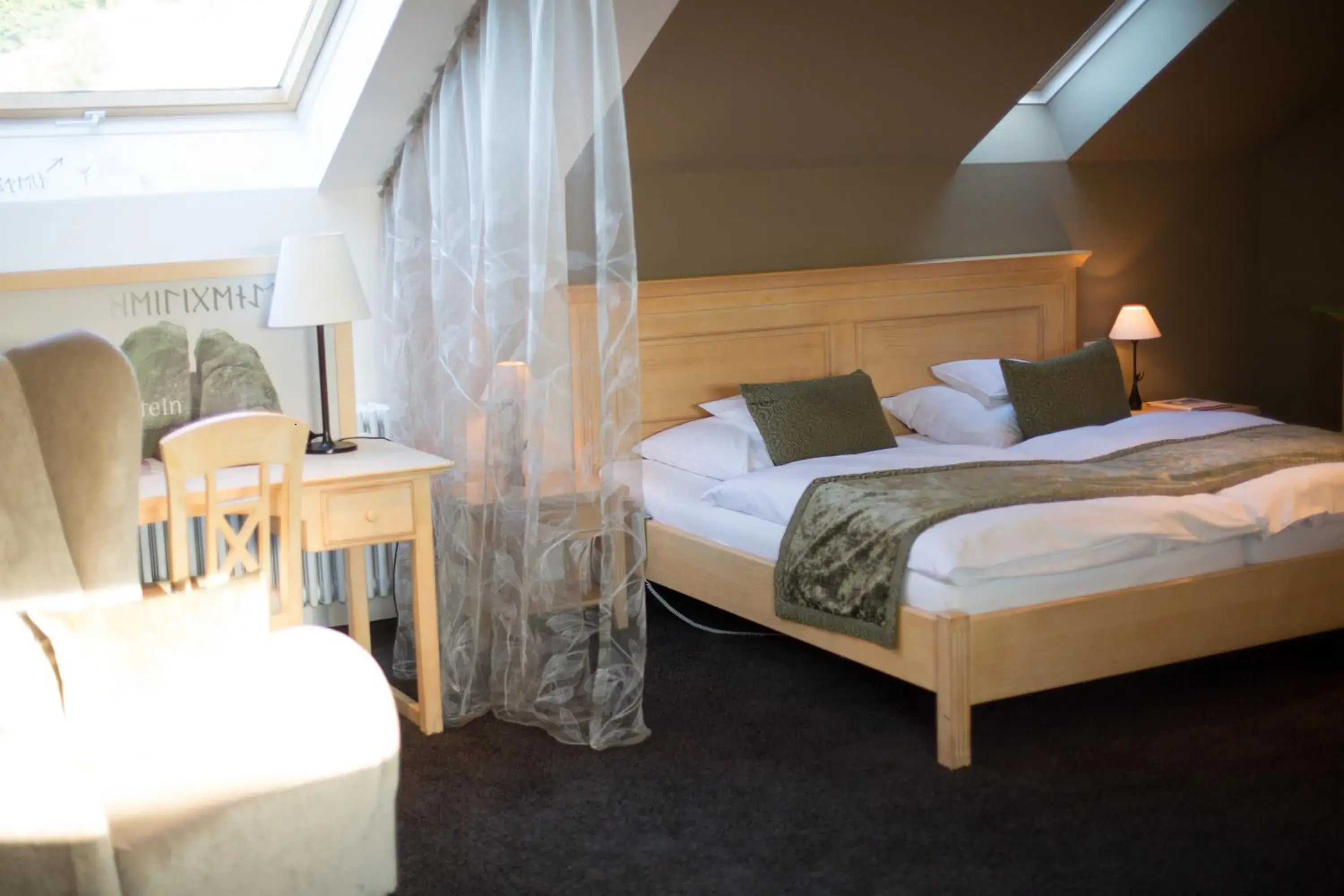Bed in Hotel Heiligenstein