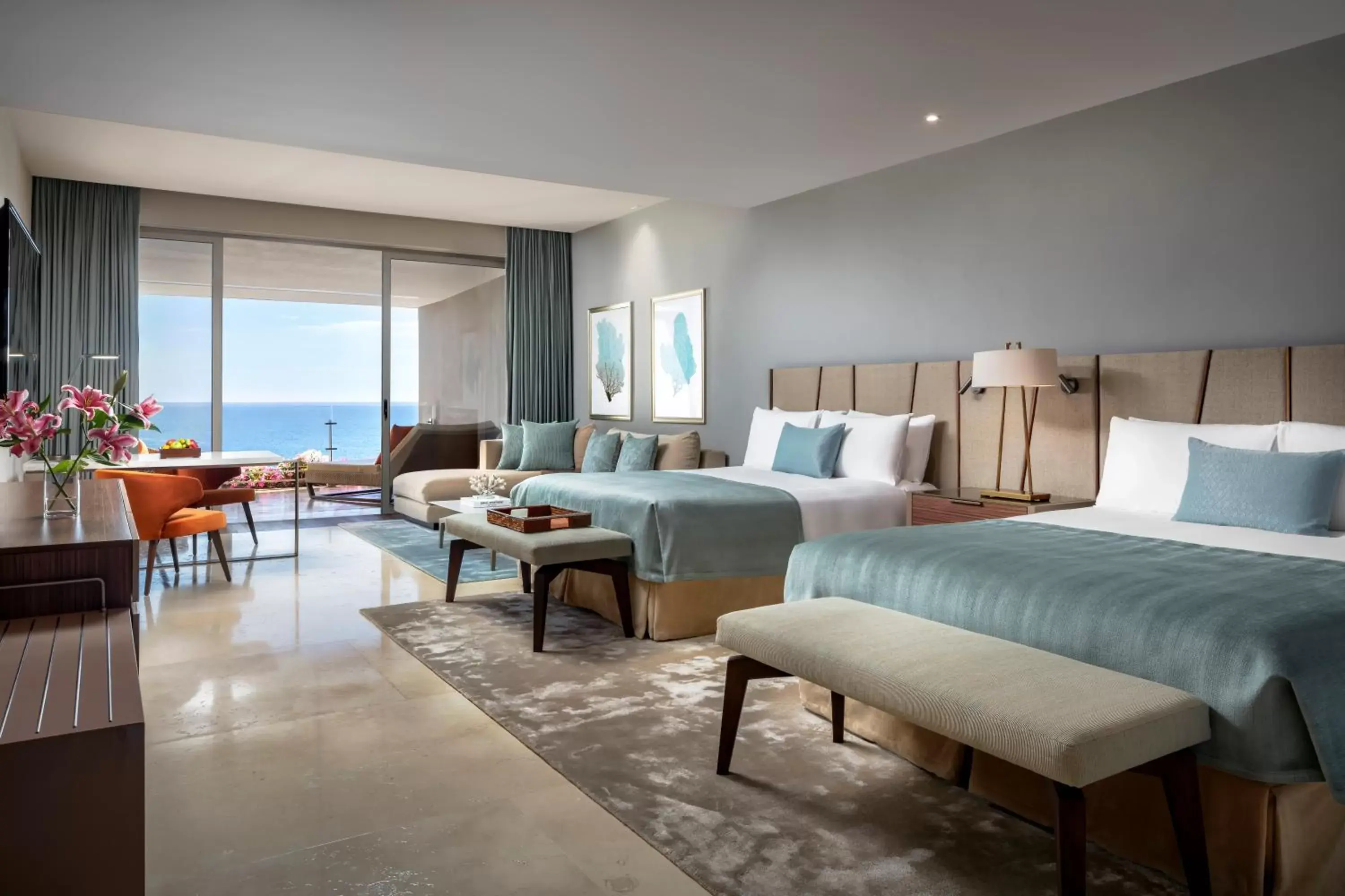 Bed in Grand Velas Los Cabos Luxury All Inclusive