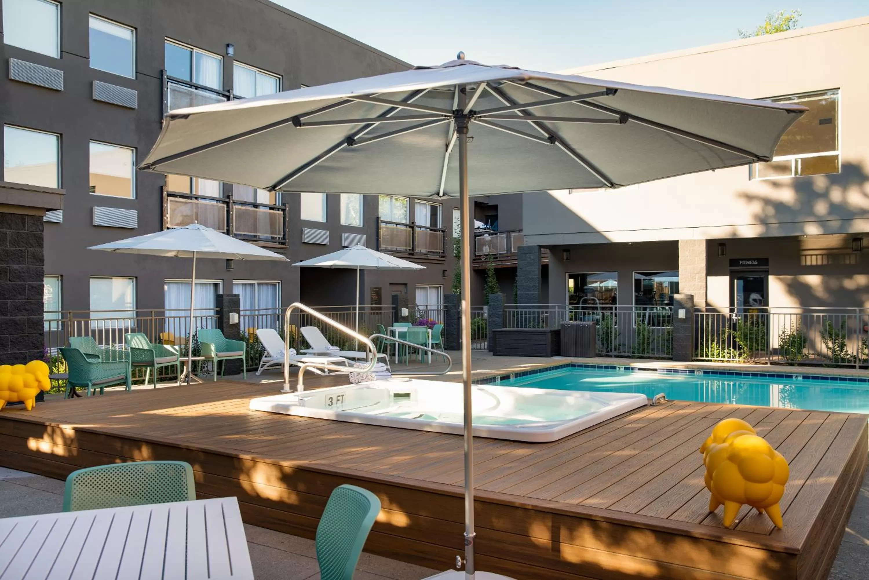 Hot Tub in Hotel Ketchum