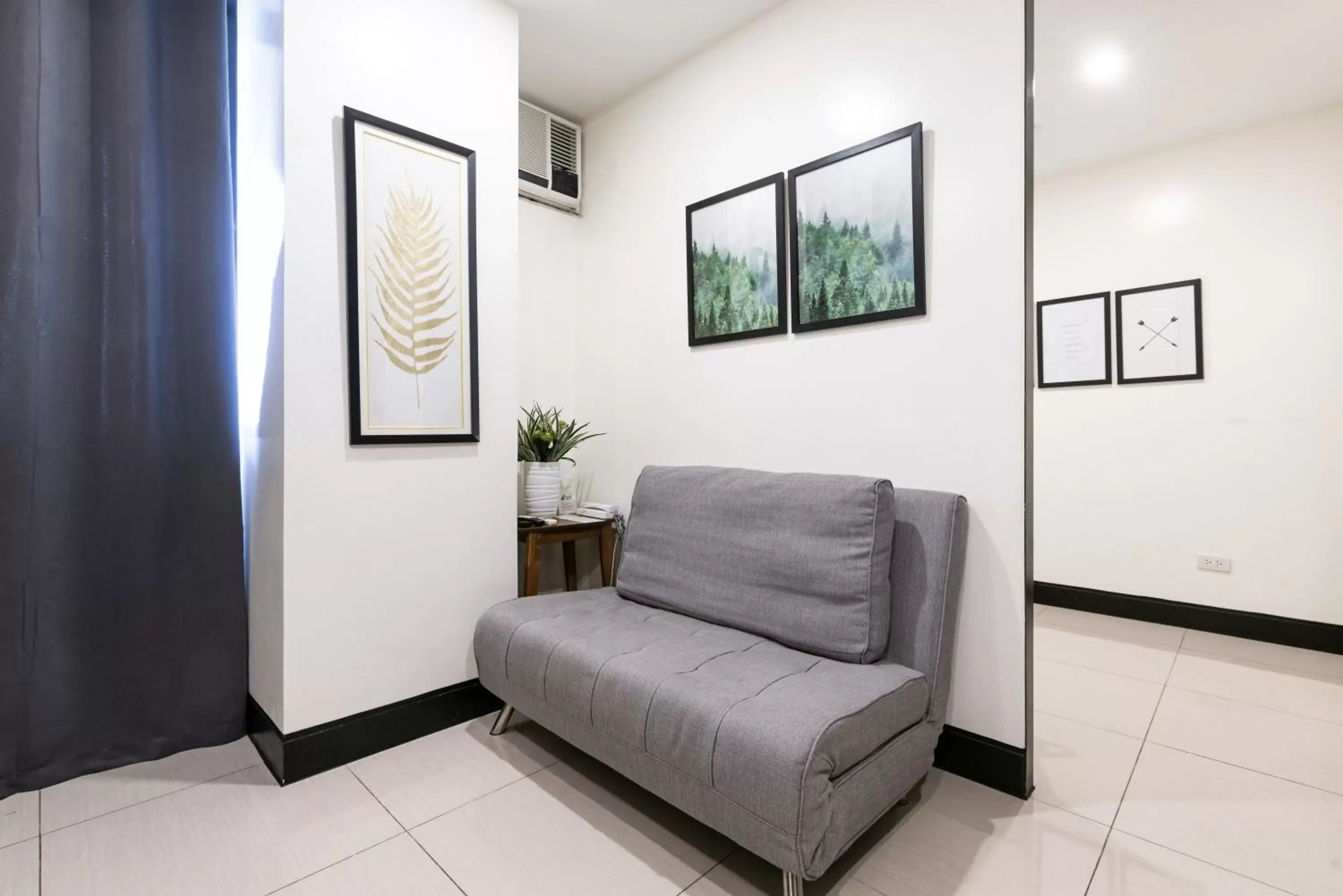 Seating Area in Artemis Place Makati Hotel