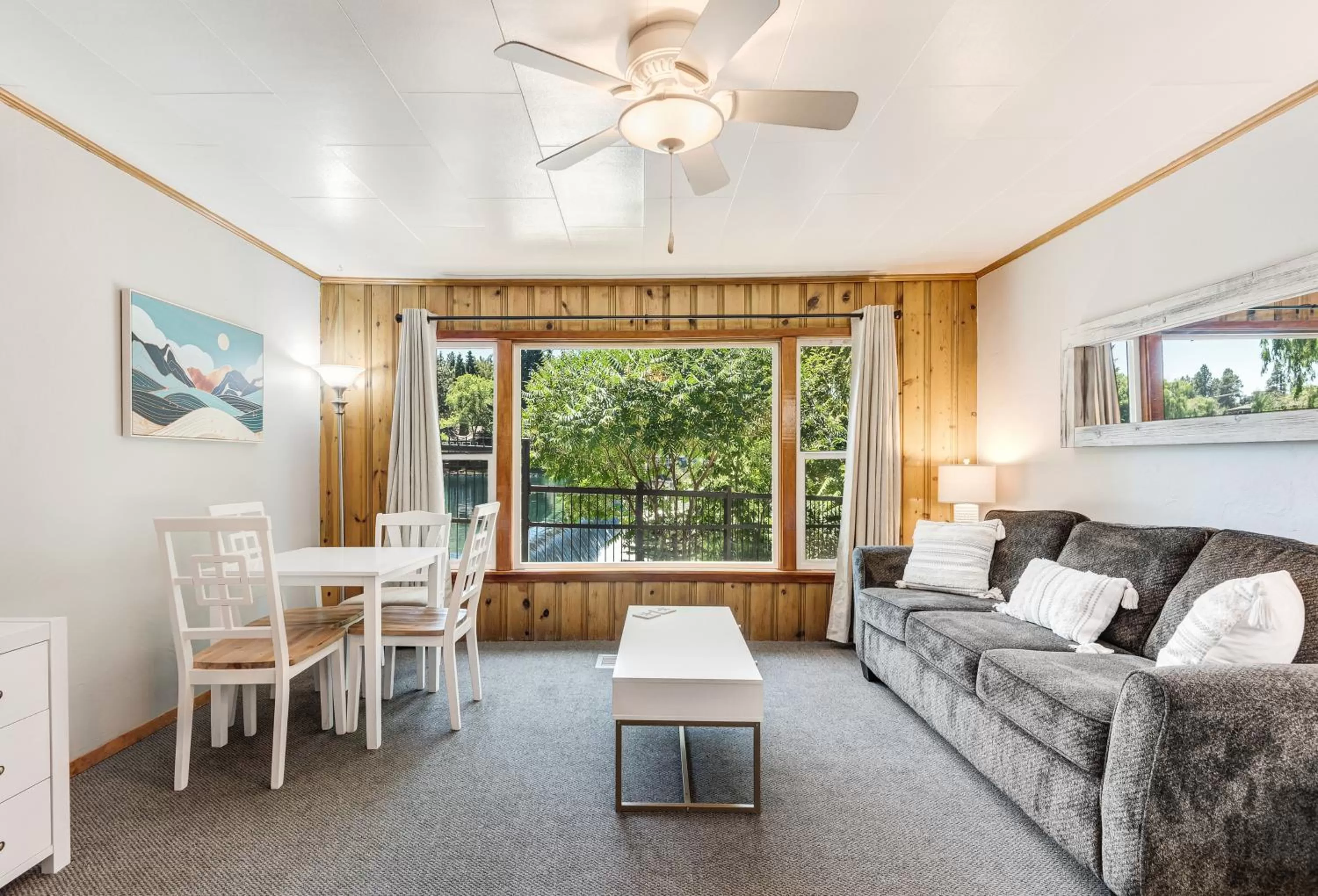 View (from property/room), Seating Area in Bend Riverside Condos