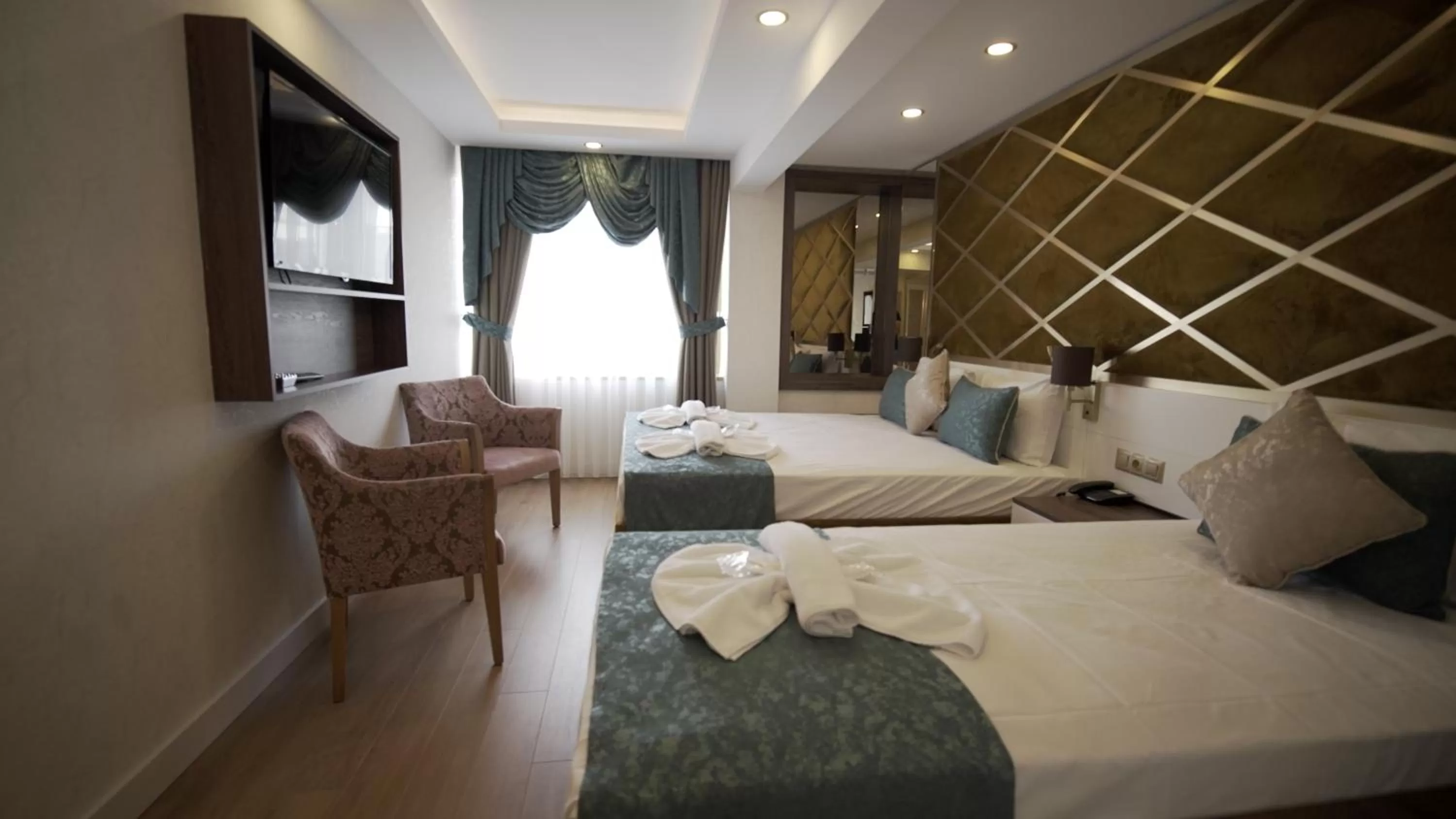 Bed in Burj Al Istanbul