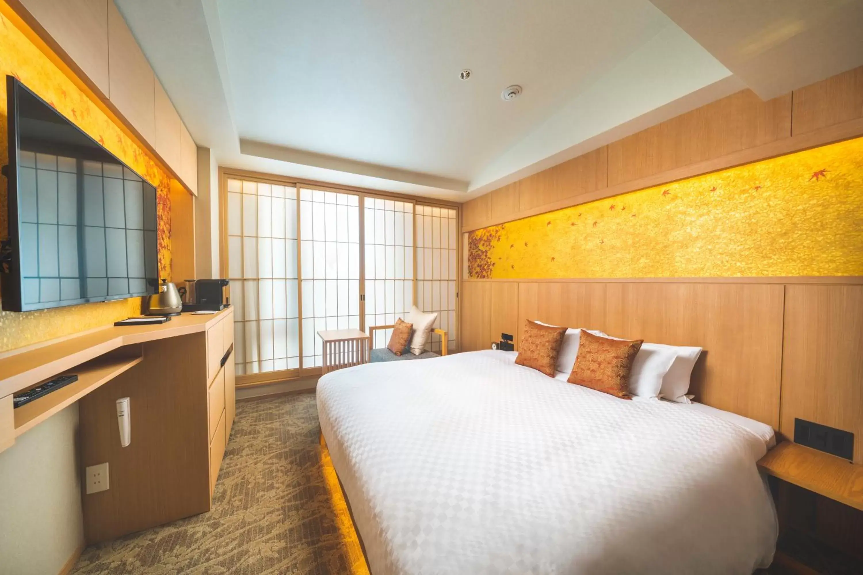 Bed in KAYA Kyoto Nijo Castle, BW Signature Collection by Best Western