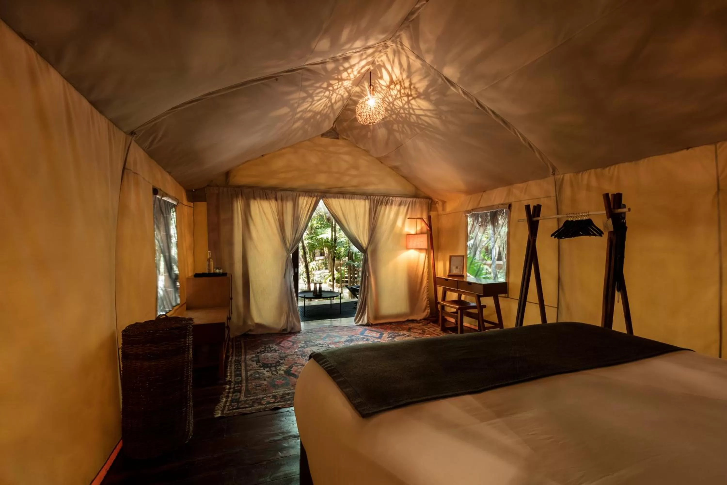 Bed in Our Habitas Tulum - Adults Only