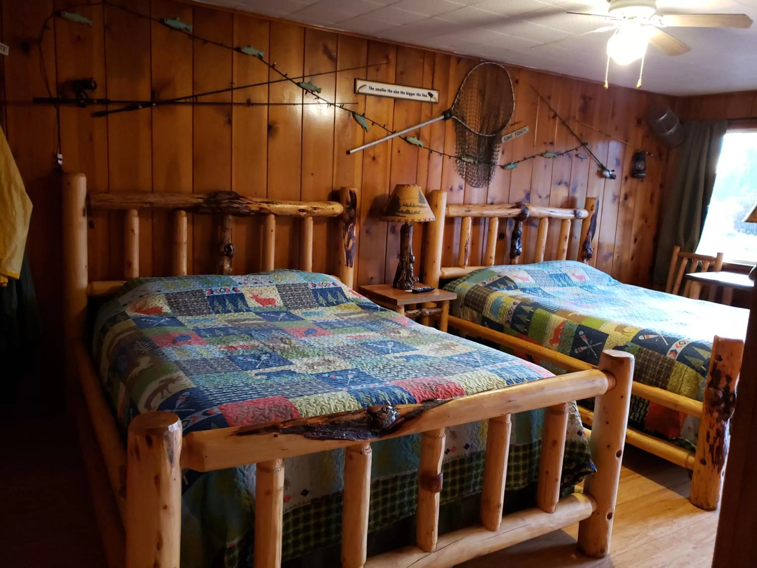 Bed in CRESCENT MOON MOTEL