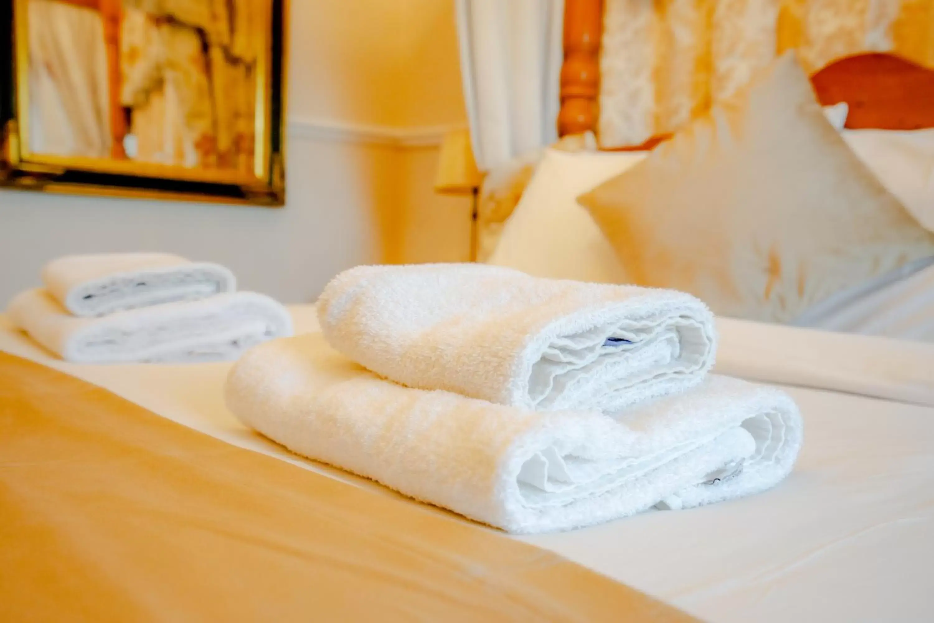 towels in Crown Hotel Cotswold