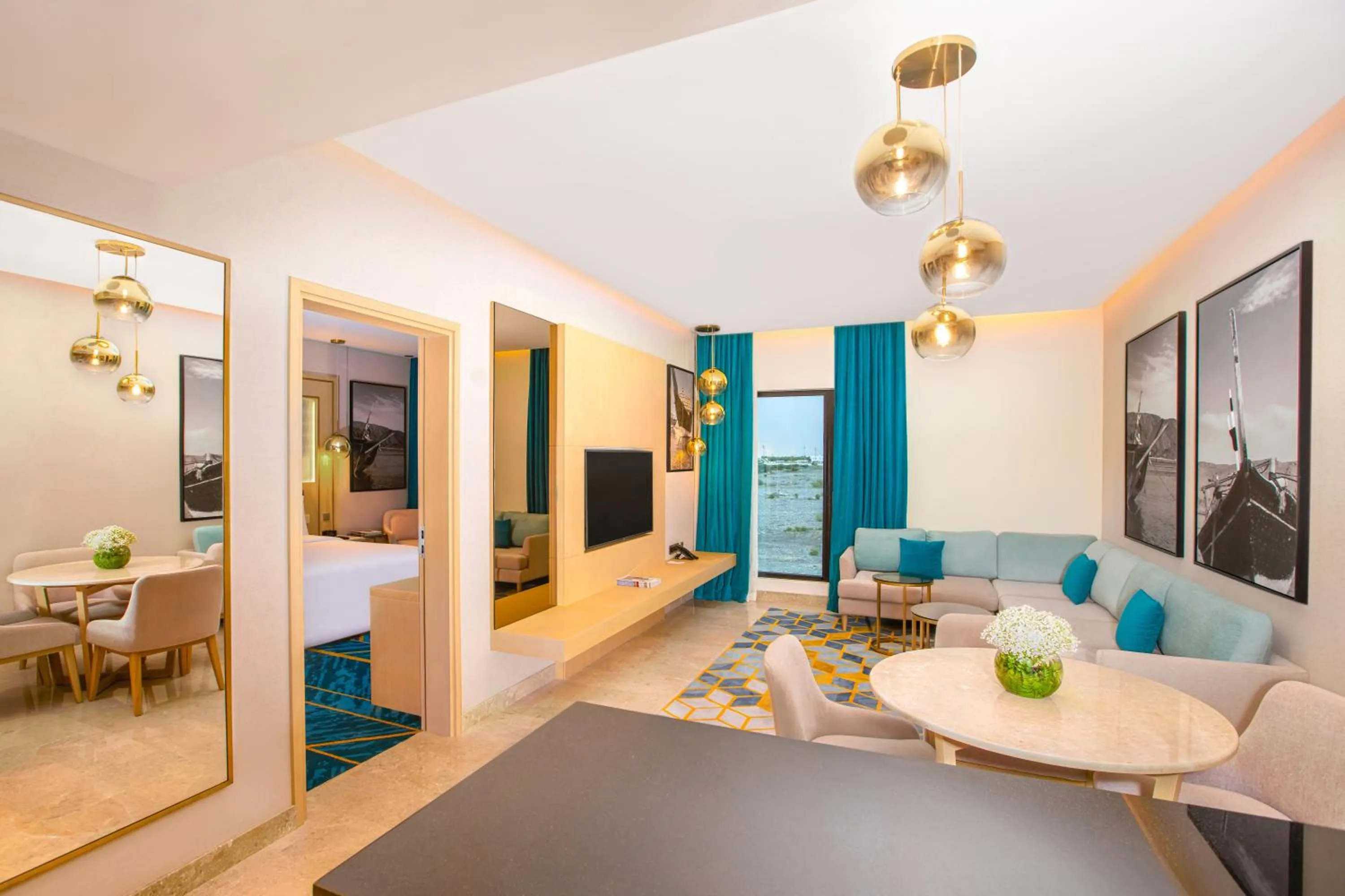 Seating area in Maani Muscat Hotel & Apartments