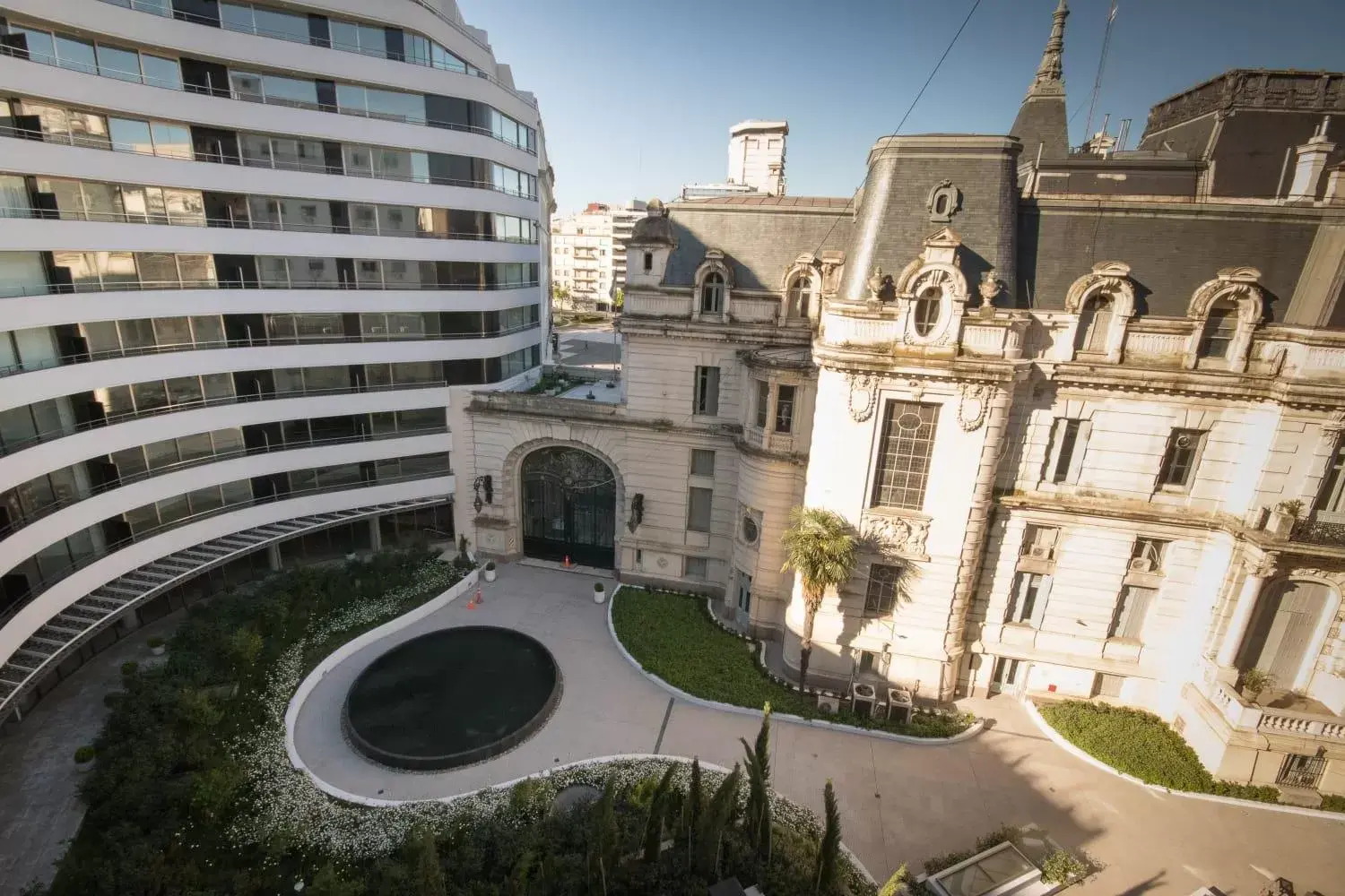 Garden view in Gran Hotel Buenos Aires