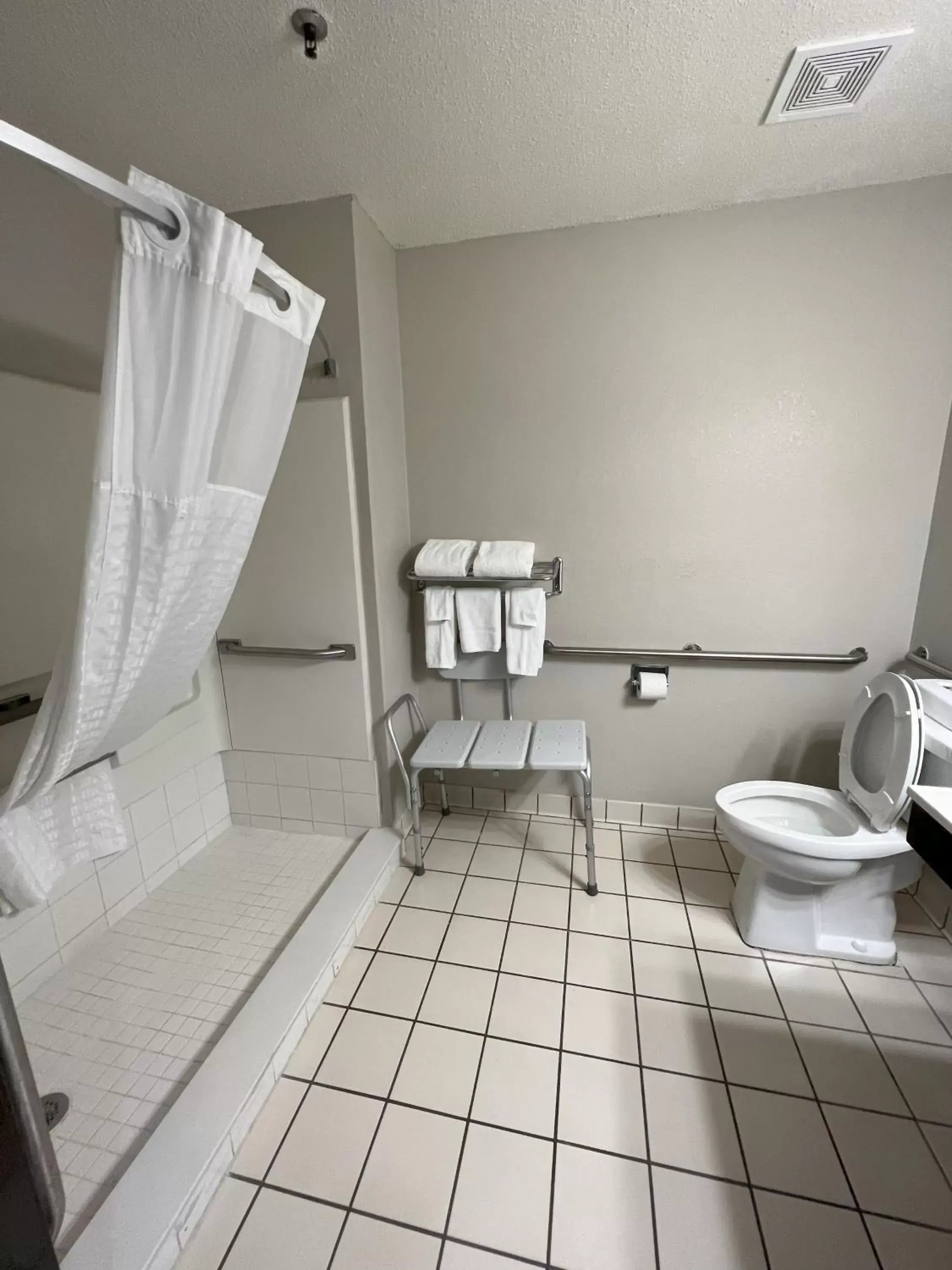 Shower, Bathroom in Days Inn by Wyndham Orange Park/Jacksonville