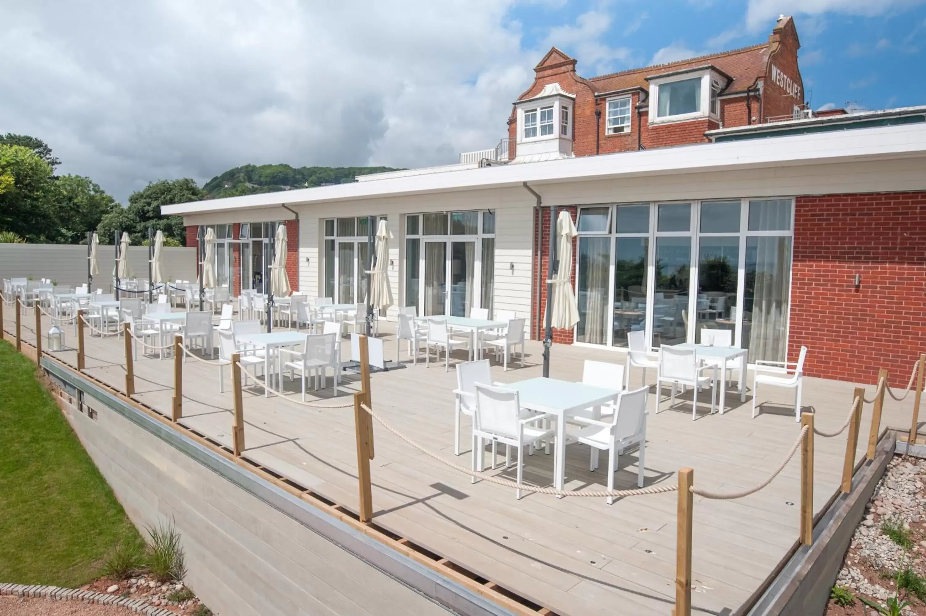 Patio, Restaurant/Places to Eat in Harbour Hotel Sidmouth