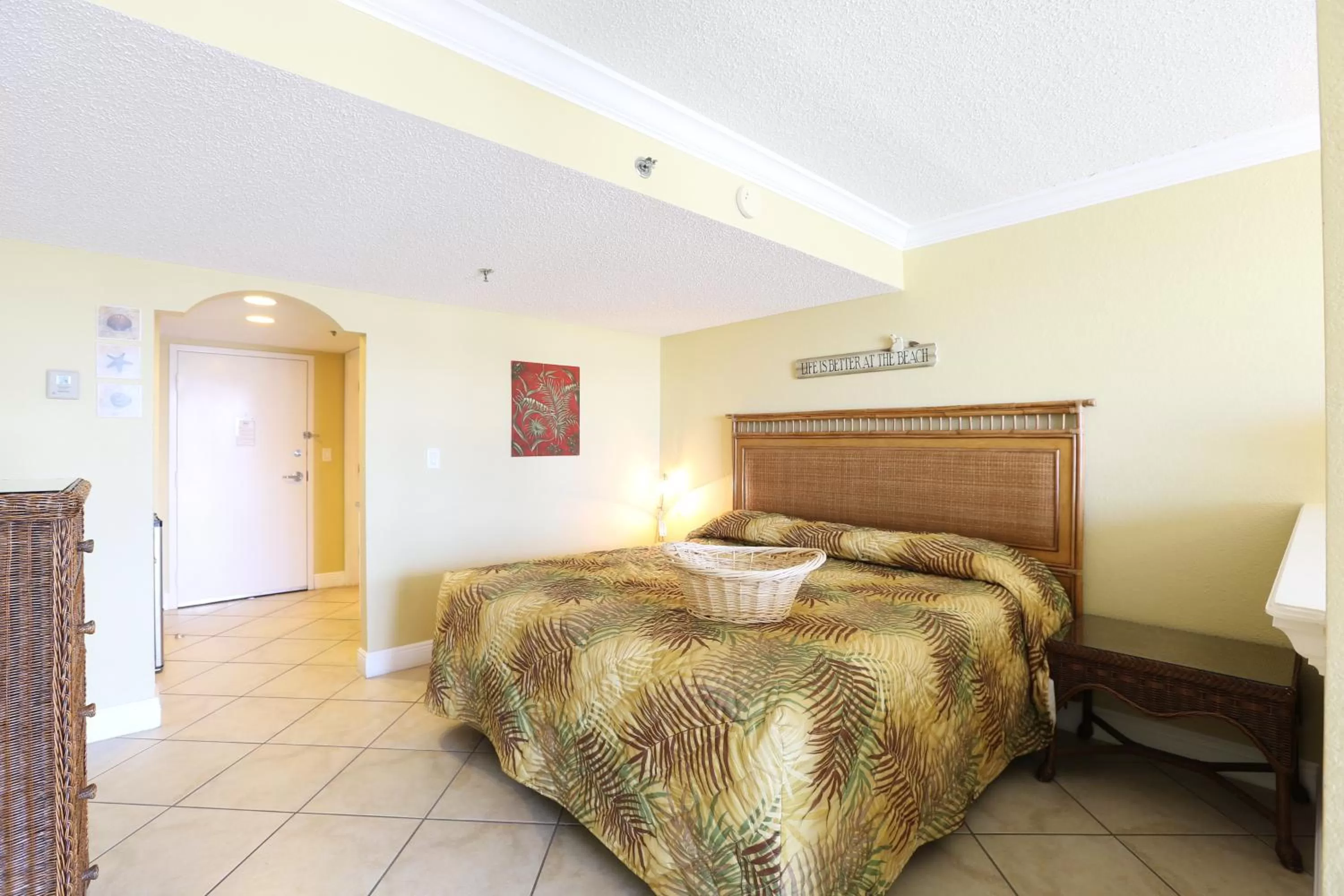 Bed in Barefoot Beach Club