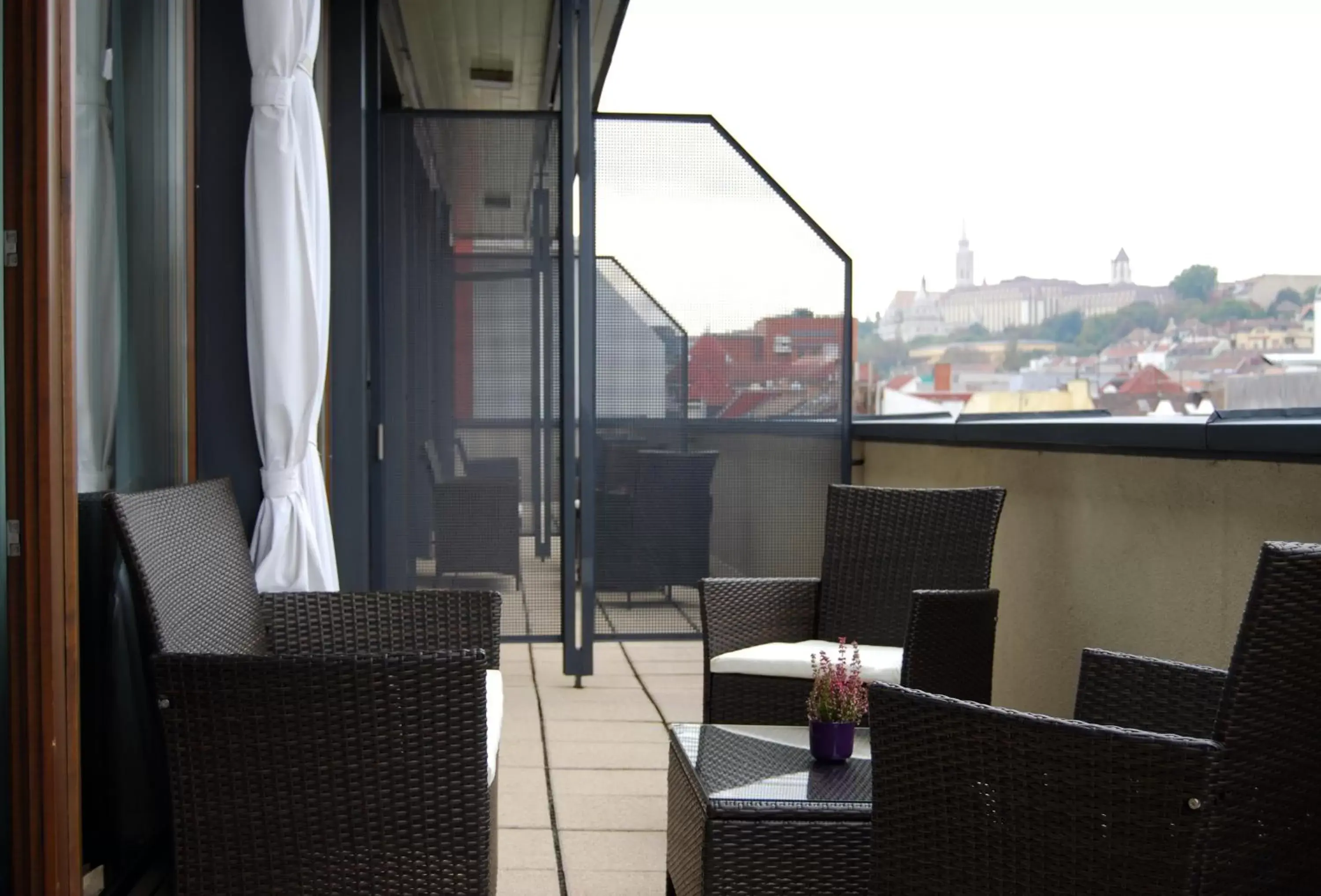 View (from property/room), Balcony/Terrace in Hotel Regnum Residence