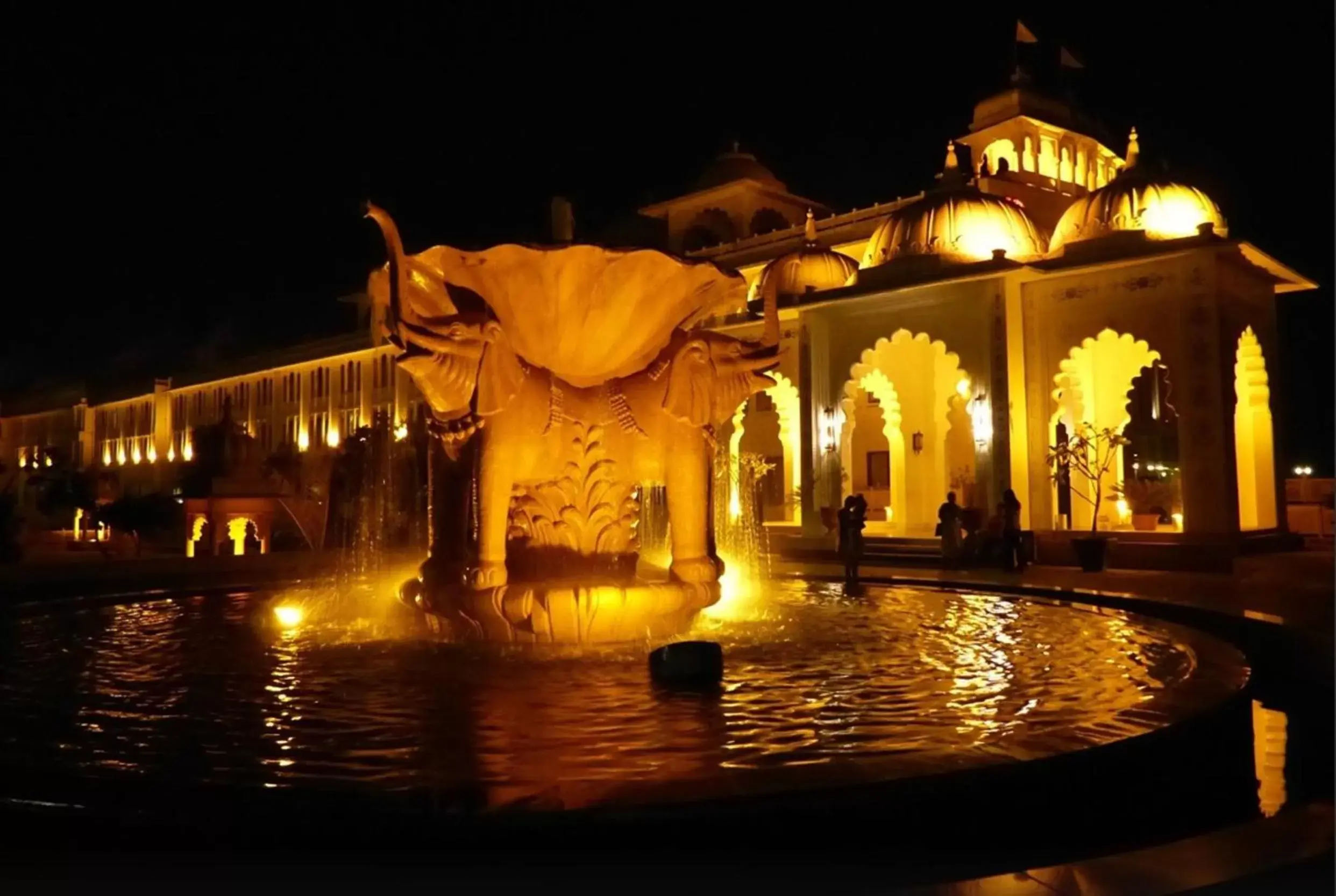 Decorative detail, Swimming Pool in Radisson Blu Udaipur Palace Resort & Spa