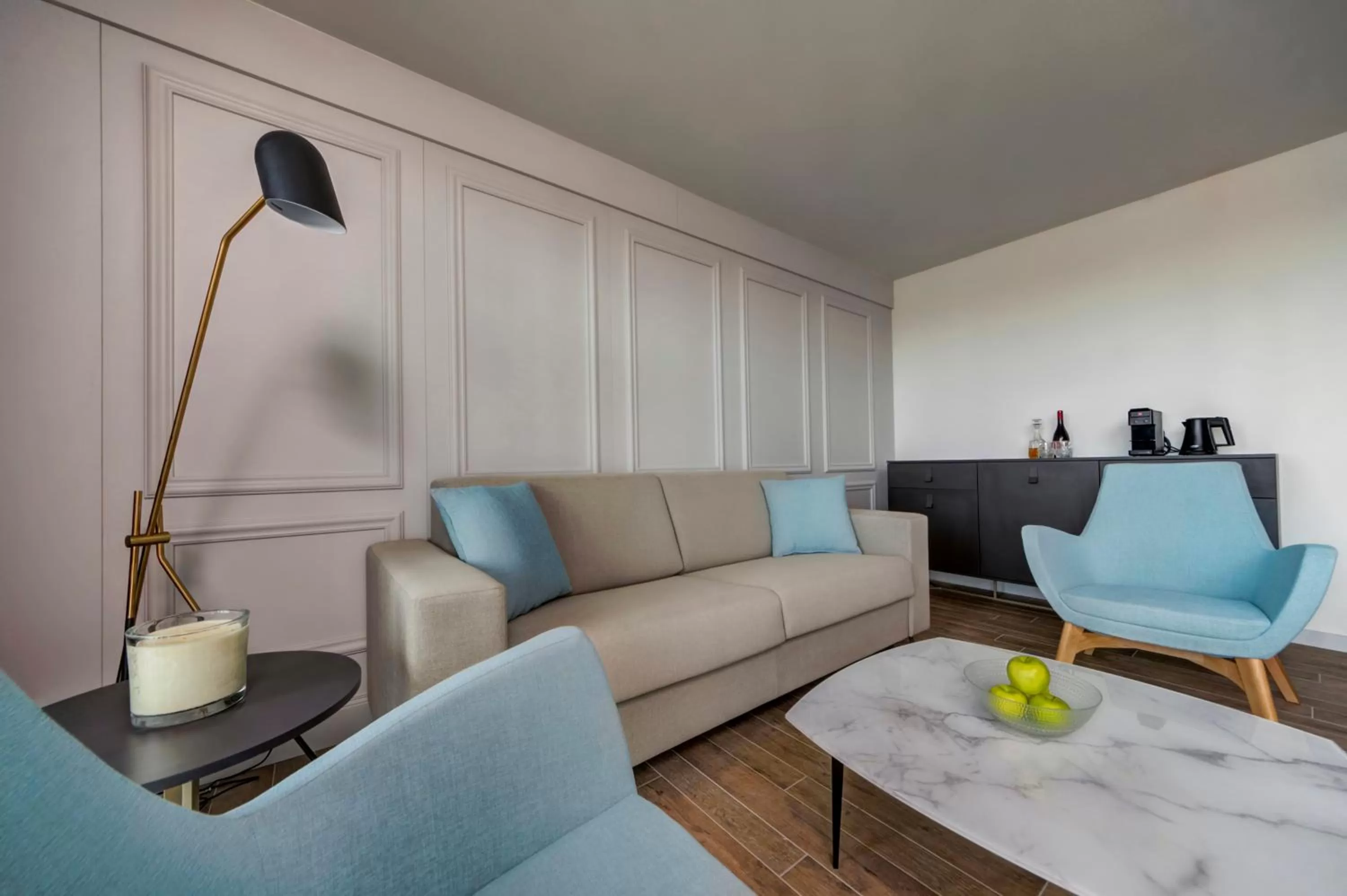 Living room in Land's End, Boutique Hotel