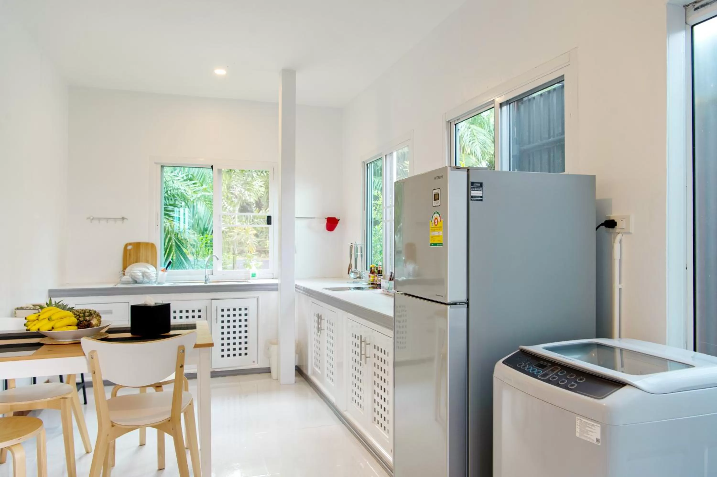 Kitchen or kitchenette in Ao Luek Panoramic Pool-SHA Plus