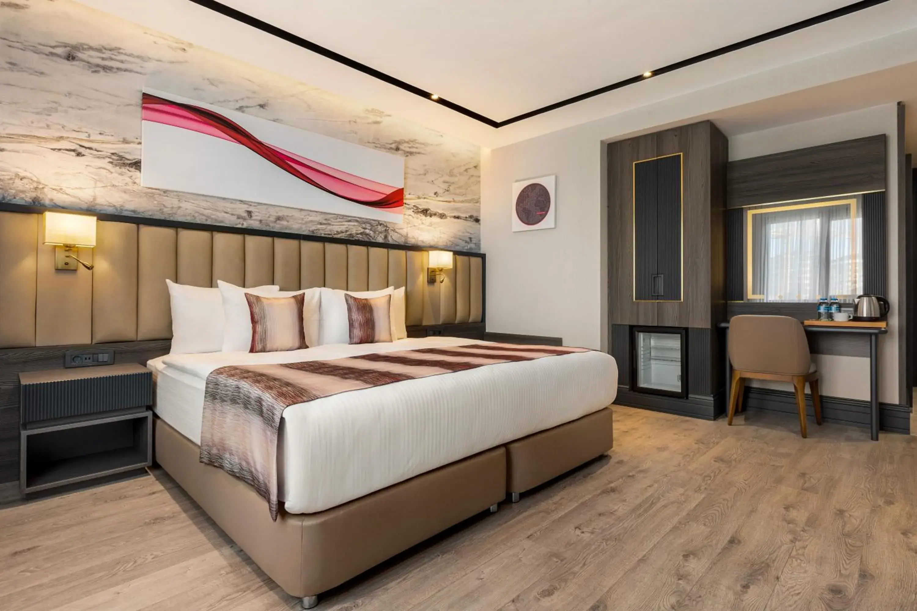 Bed in Ramada by Wyndham Istanbul Umraniye Bed in Ramada by Wyndham Istanbul Umraniye