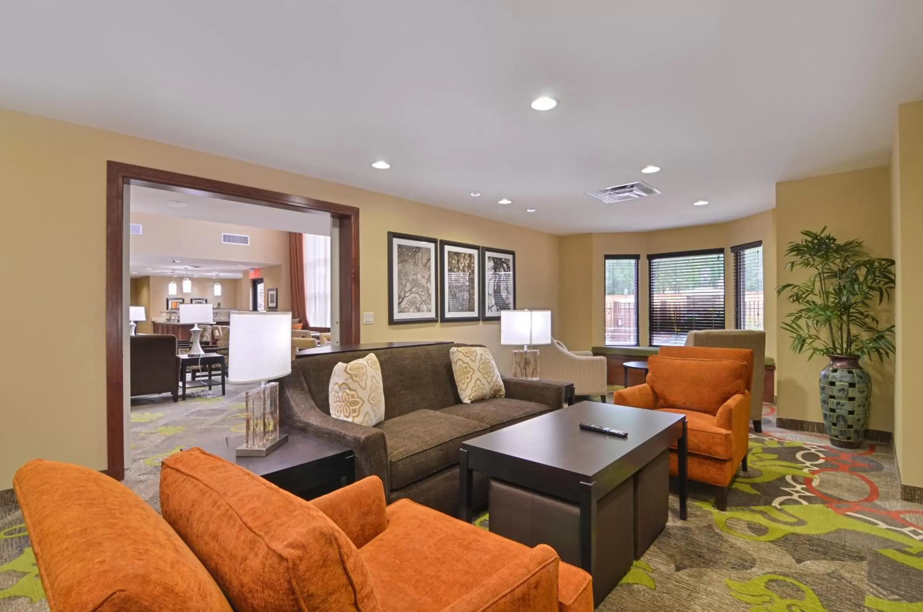 Lobby or reception, Seating Area in Staybridge Suites Tomball, an IHG Hotel