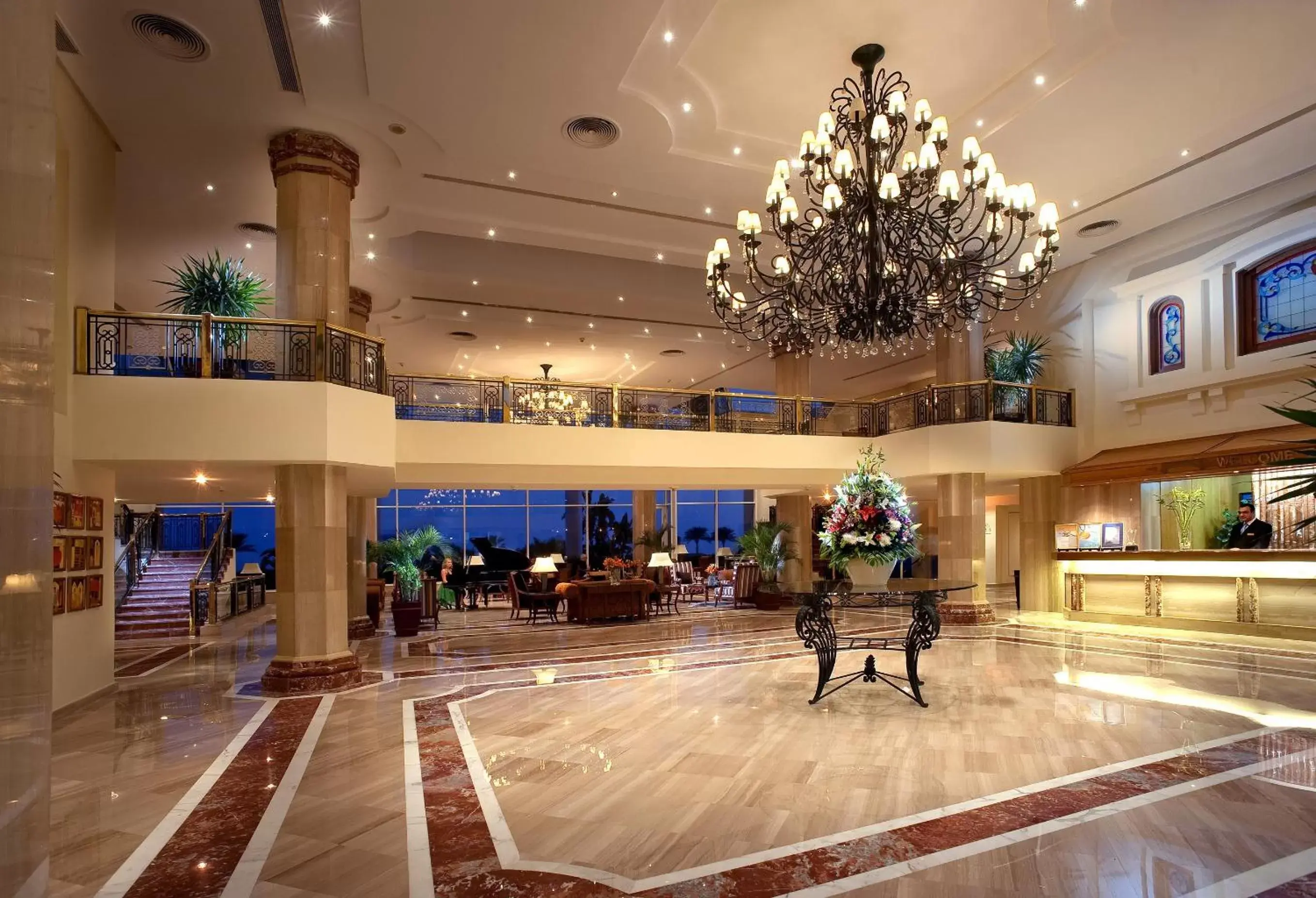 Lobby or reception, Lounge/Bar in Baron Resort Sharm El Sheikh