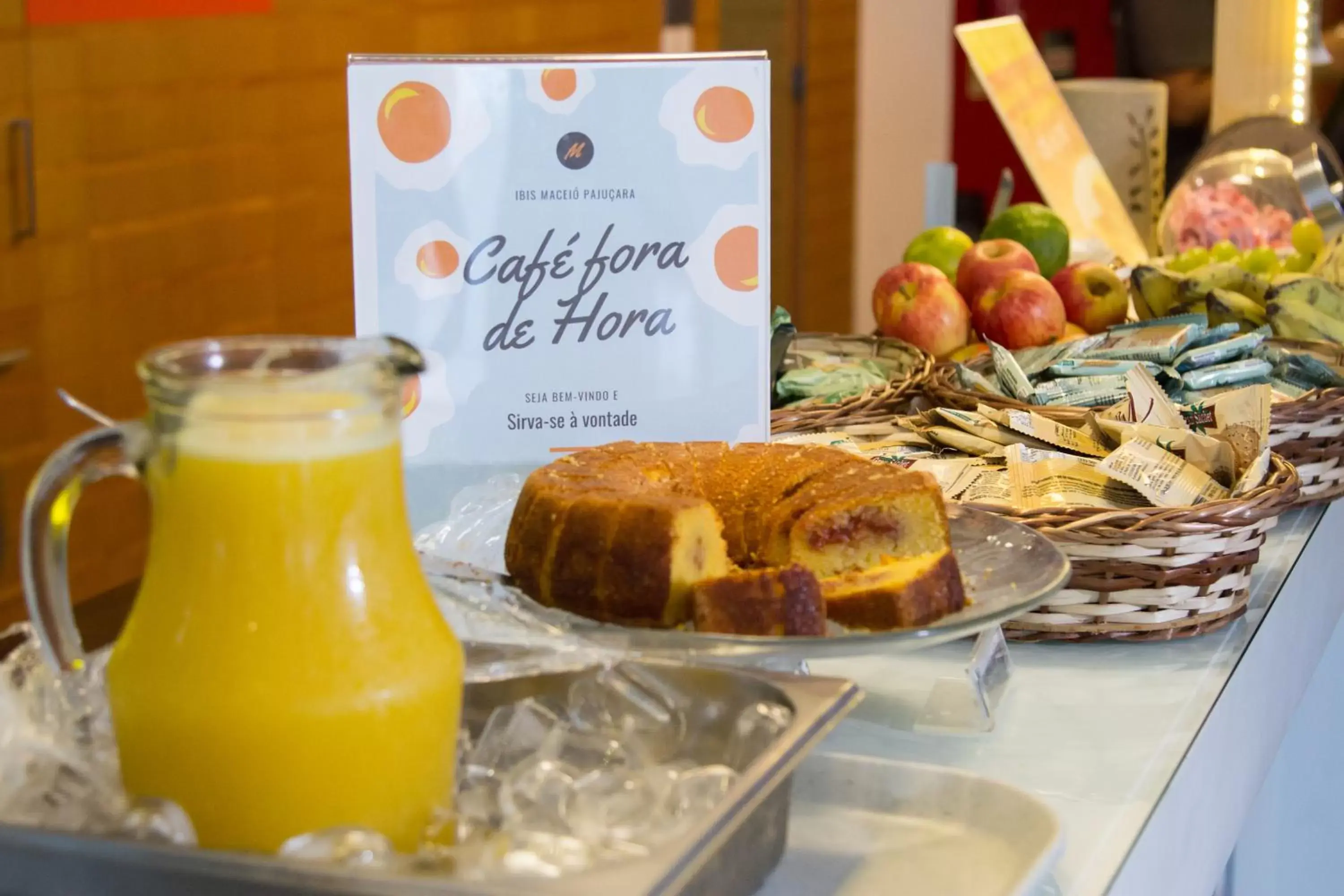 Continental breakfast in ibis Maceio Pajuçara