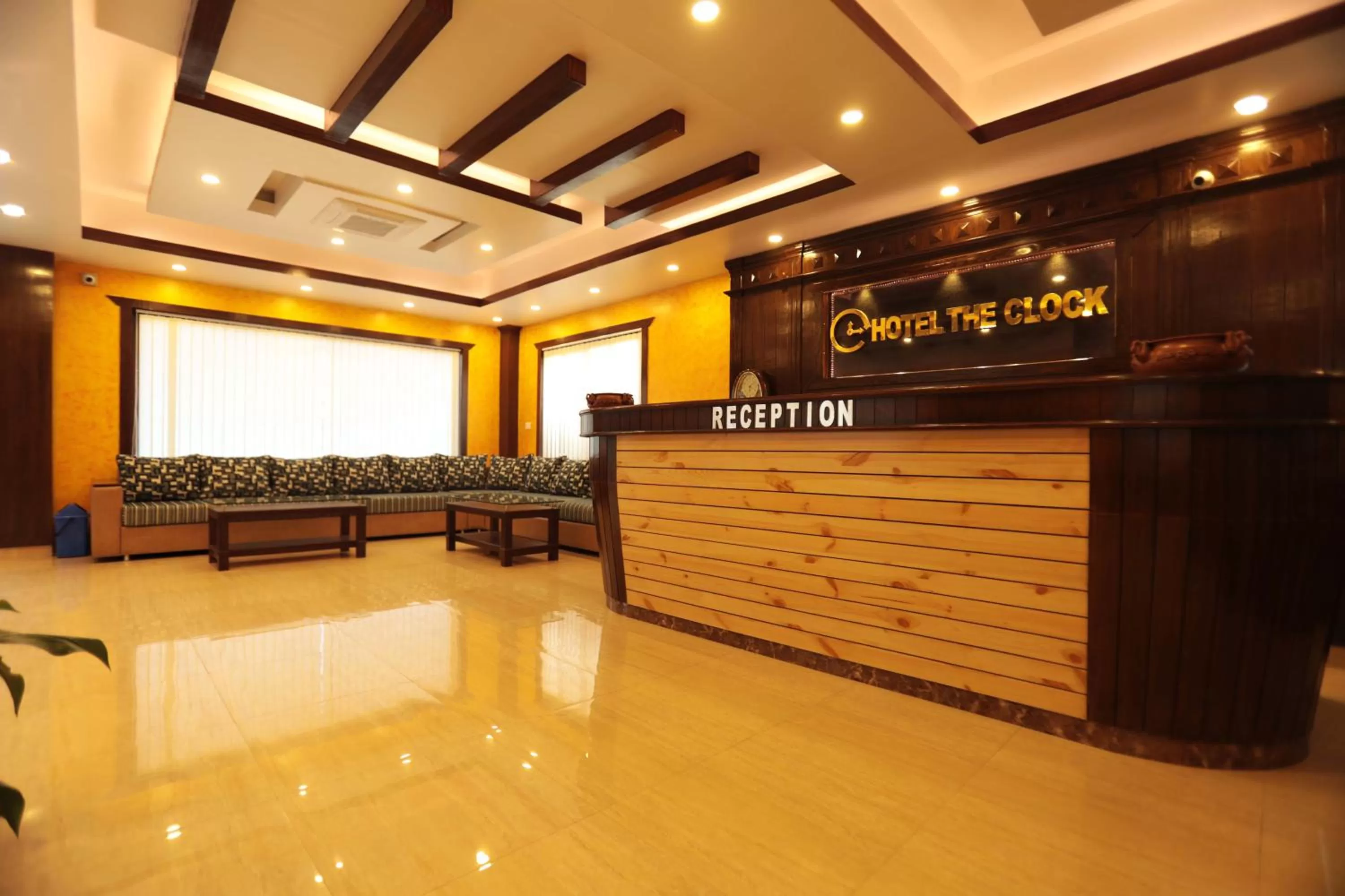 Lobby/Reception in Hotel The Clock