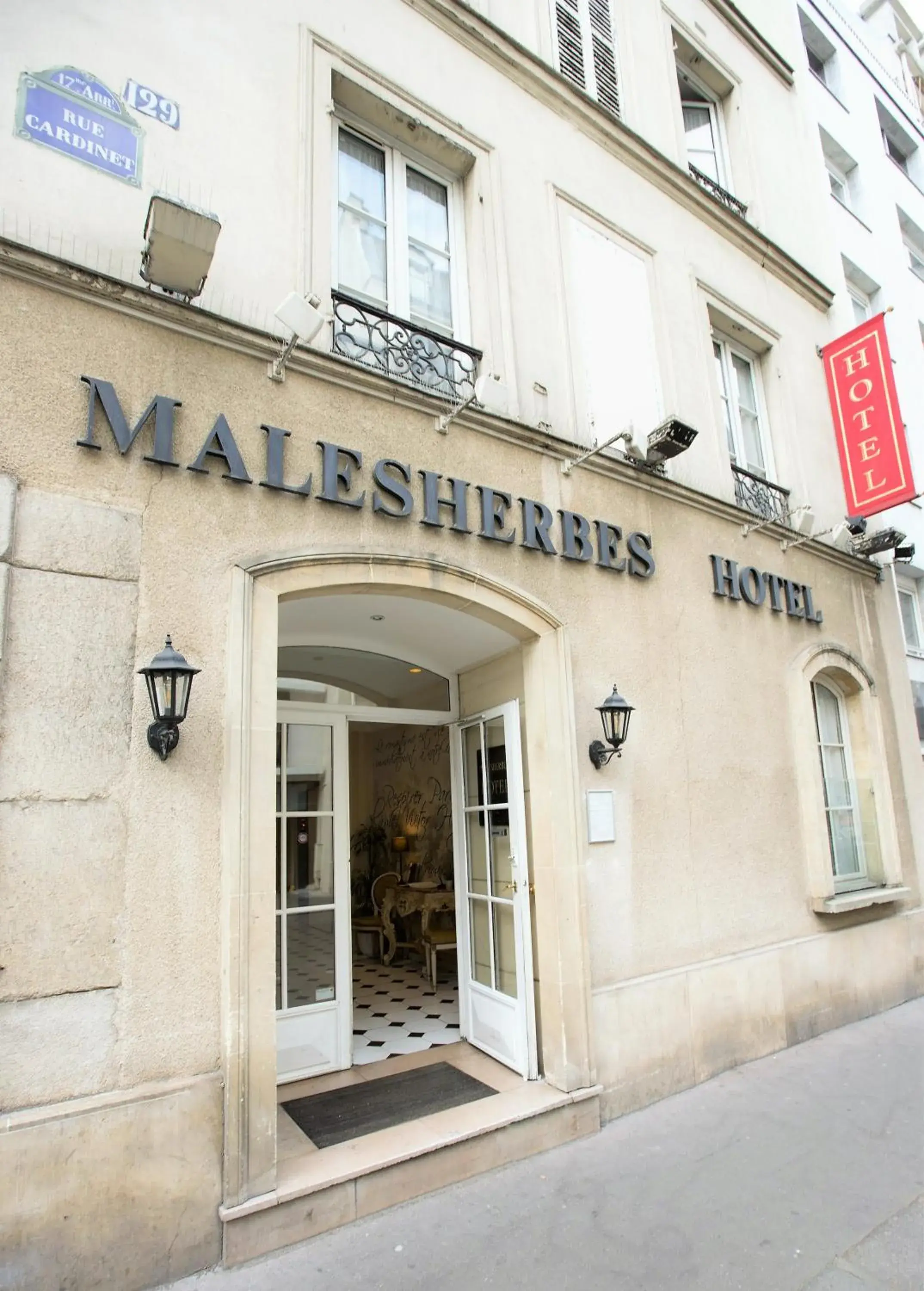 Facade/entrance in Romance Malesherbes by Patrick Hayat