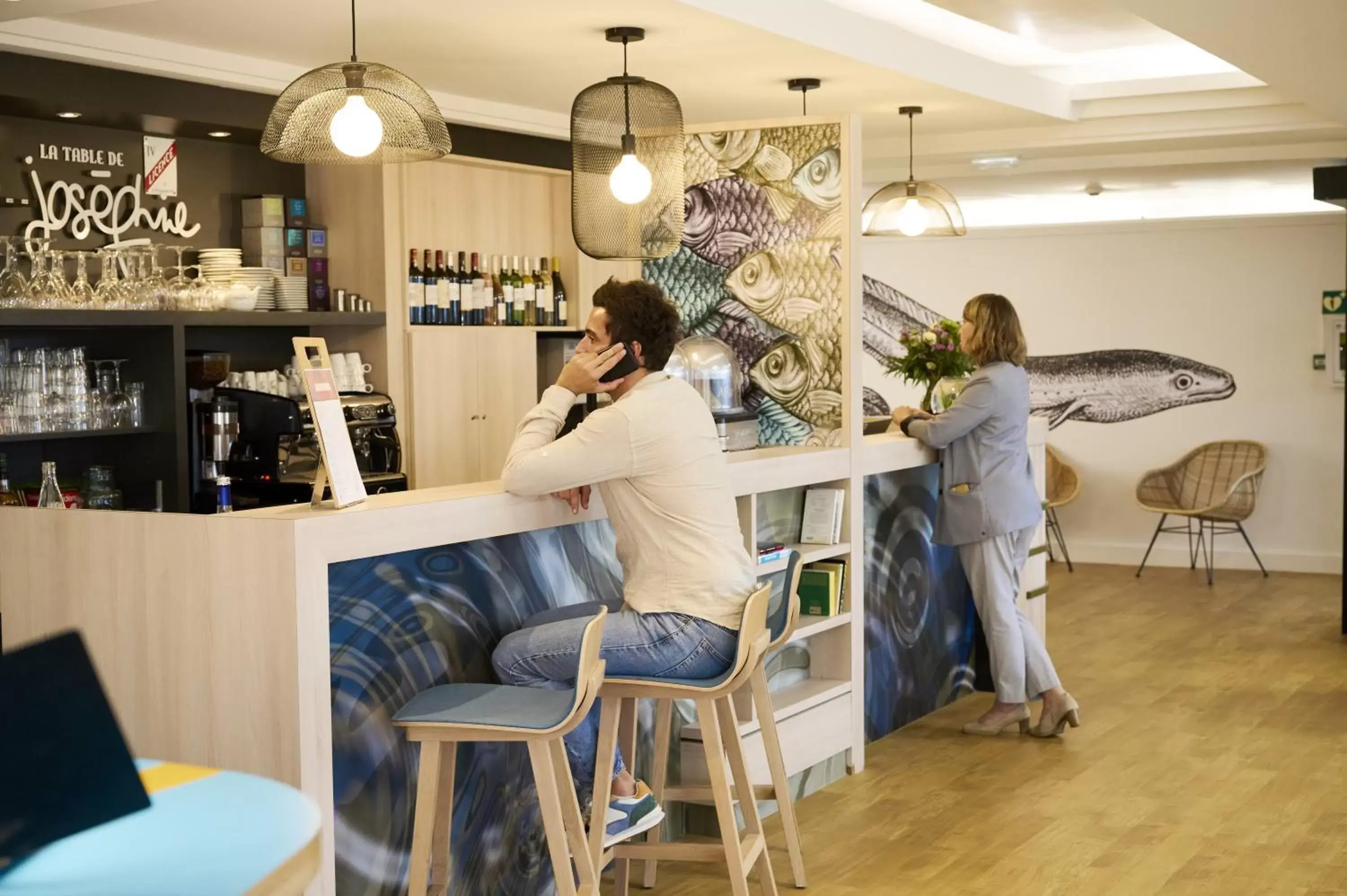 Lobby or reception in ibis Styles Bordeaux Begles Arena Lobby or reception in ibis Styles Bordeaux Begles Arena