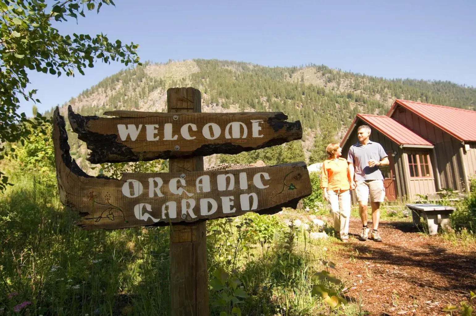 Garden in Sleeping Lady Mountain Resort Garden in Sleeping Lady Mountain Resort