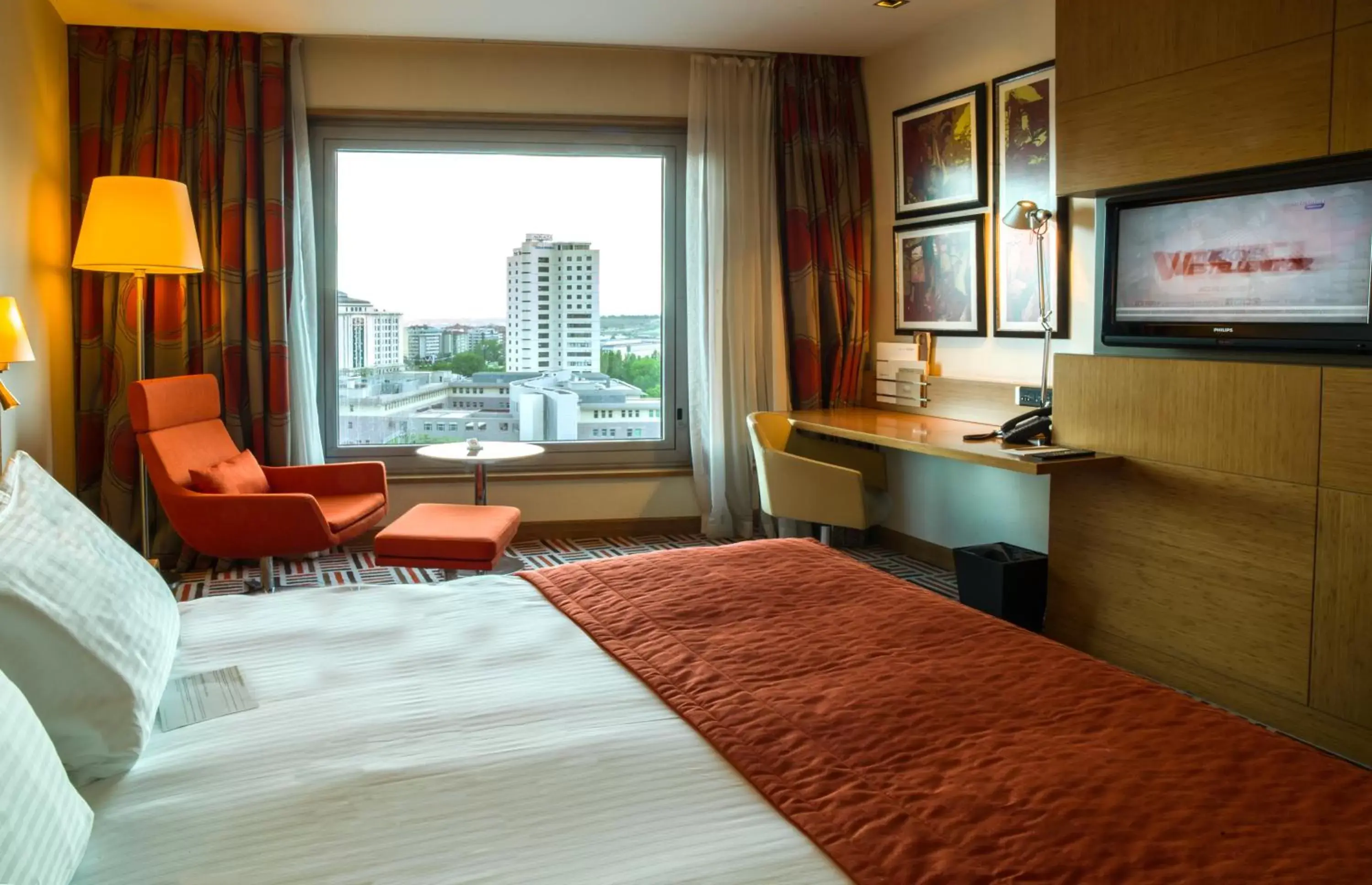Bed in Movenpick Hotel Ankara Bed in Movenpick Hotel Ankara