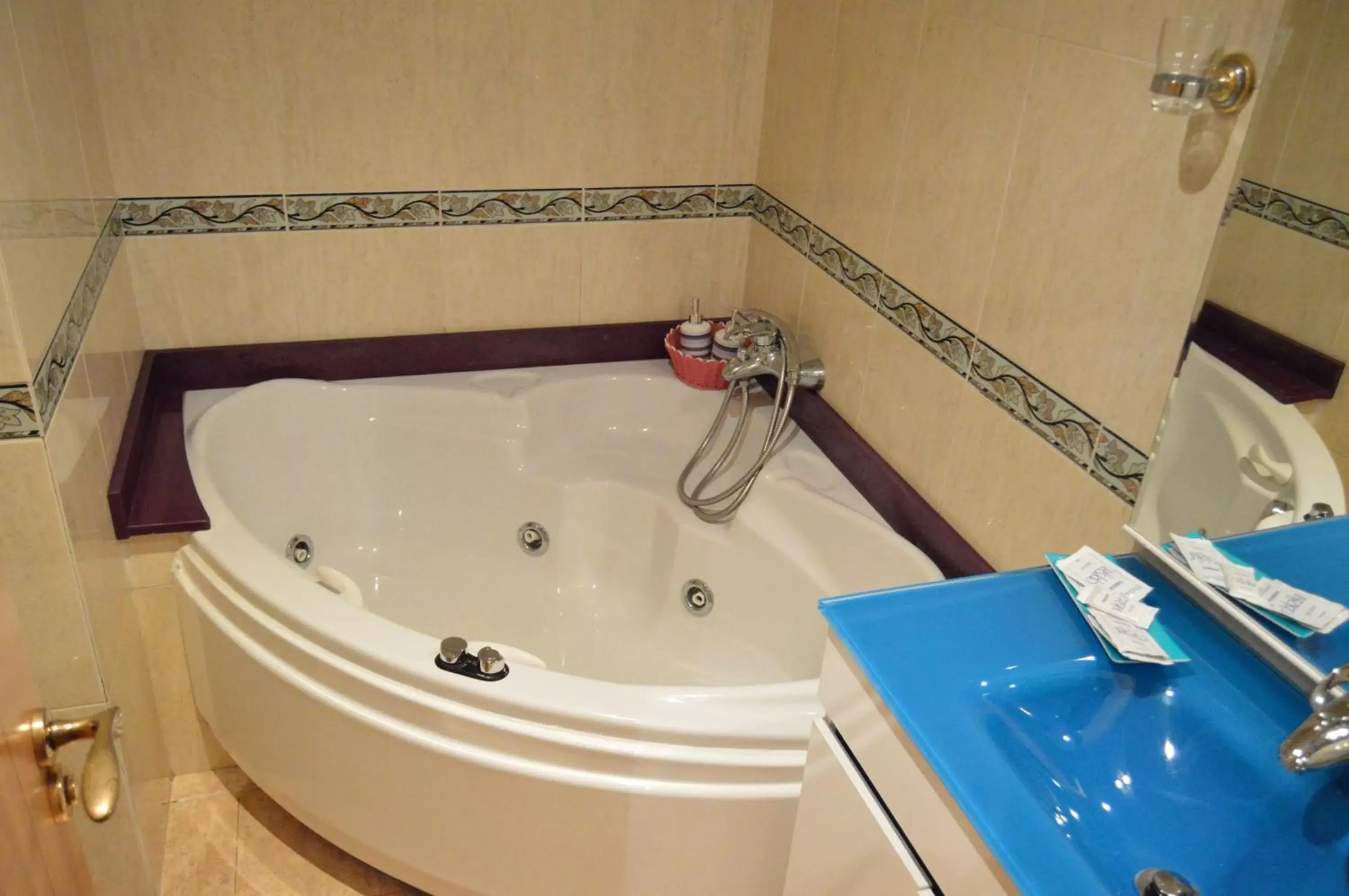 Decorative detail, Bathroom in Hotel Cristal 2