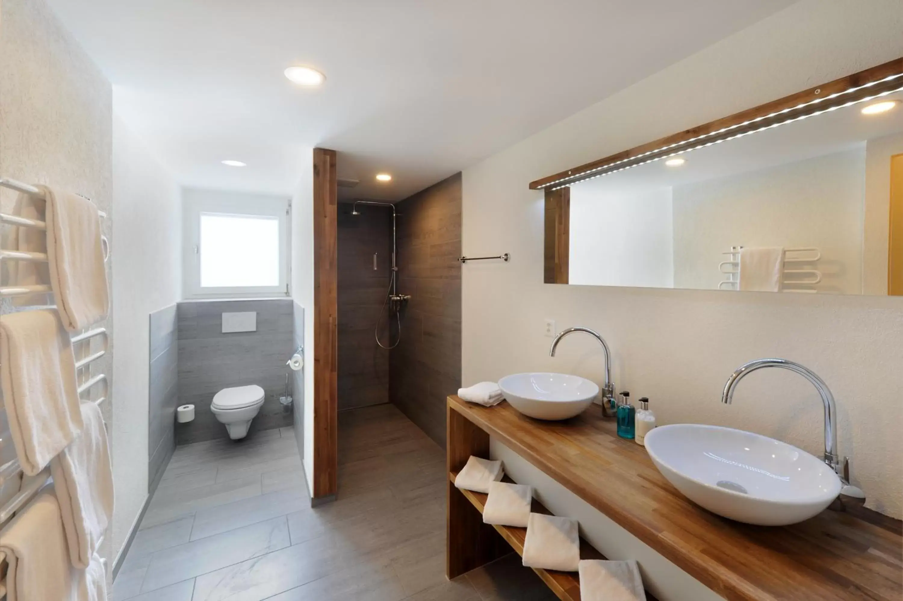 Shower, Bathroom in Alpinhotel Bort