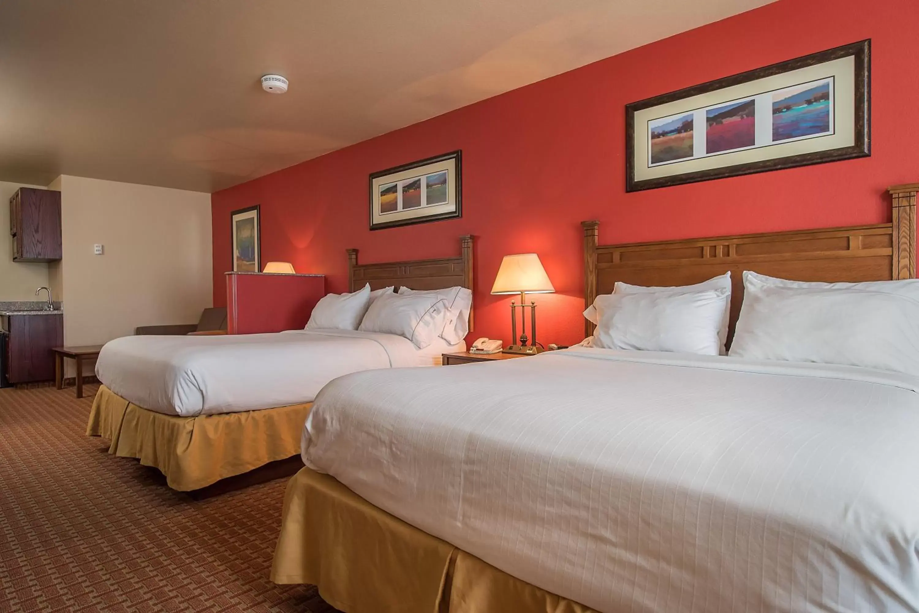 Bed in Baymont Inn & Suites by Wyndham Sturgis