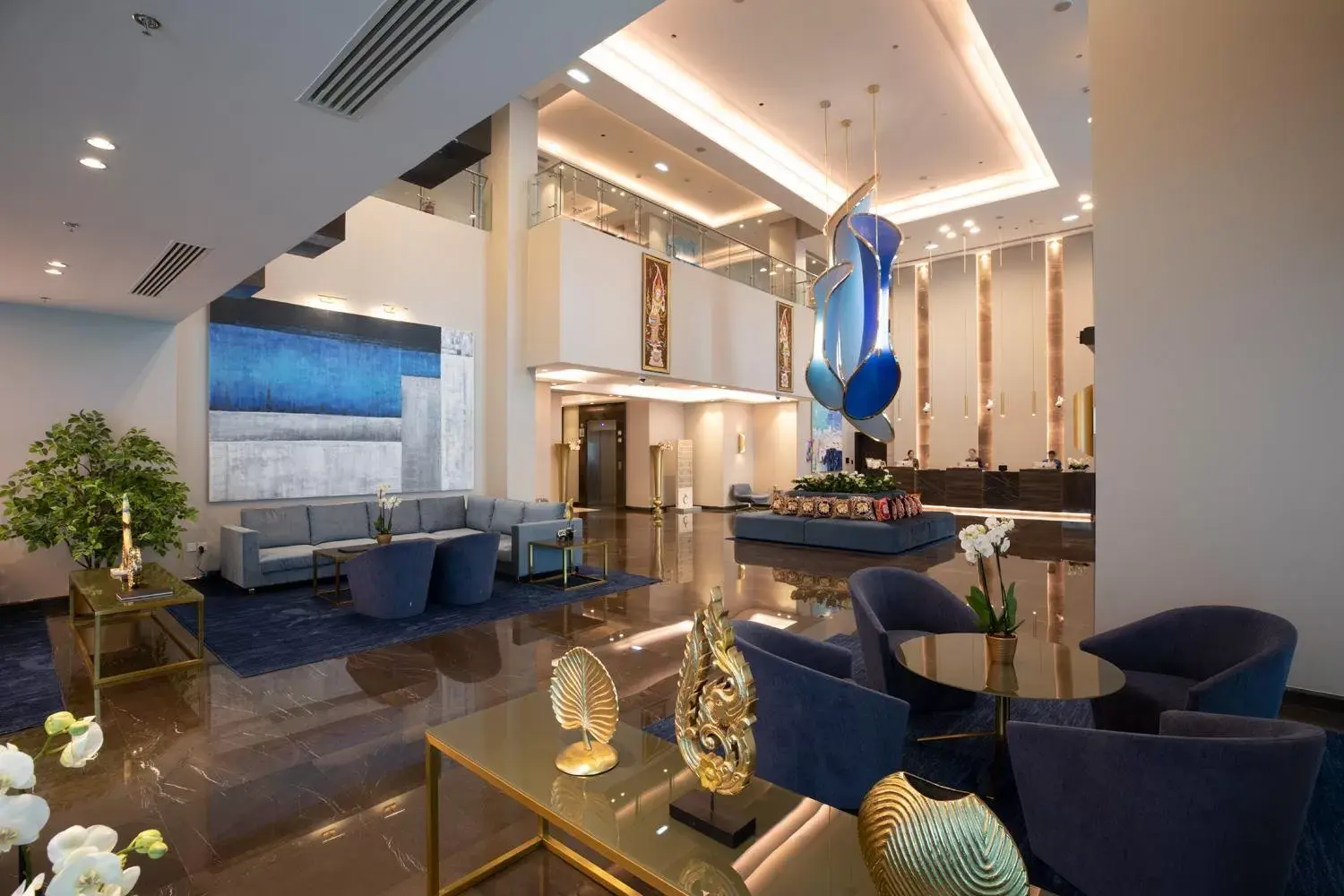 Lobby or reception in Centara West Bay Hotel & Residences Doha Lobby or reception in Centara West Bay Hotel & Residences Doha