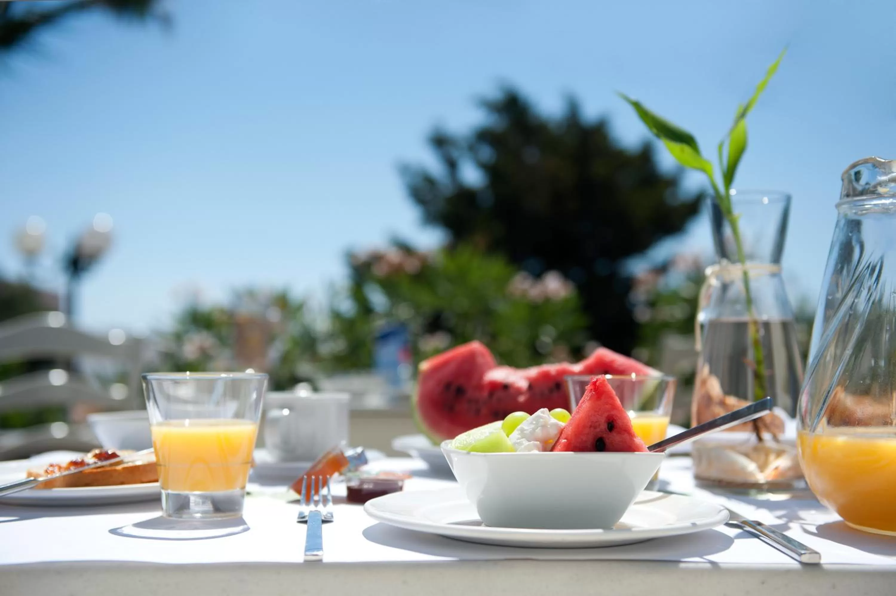 Buffet breakfast in Elena Hotel Mykonos