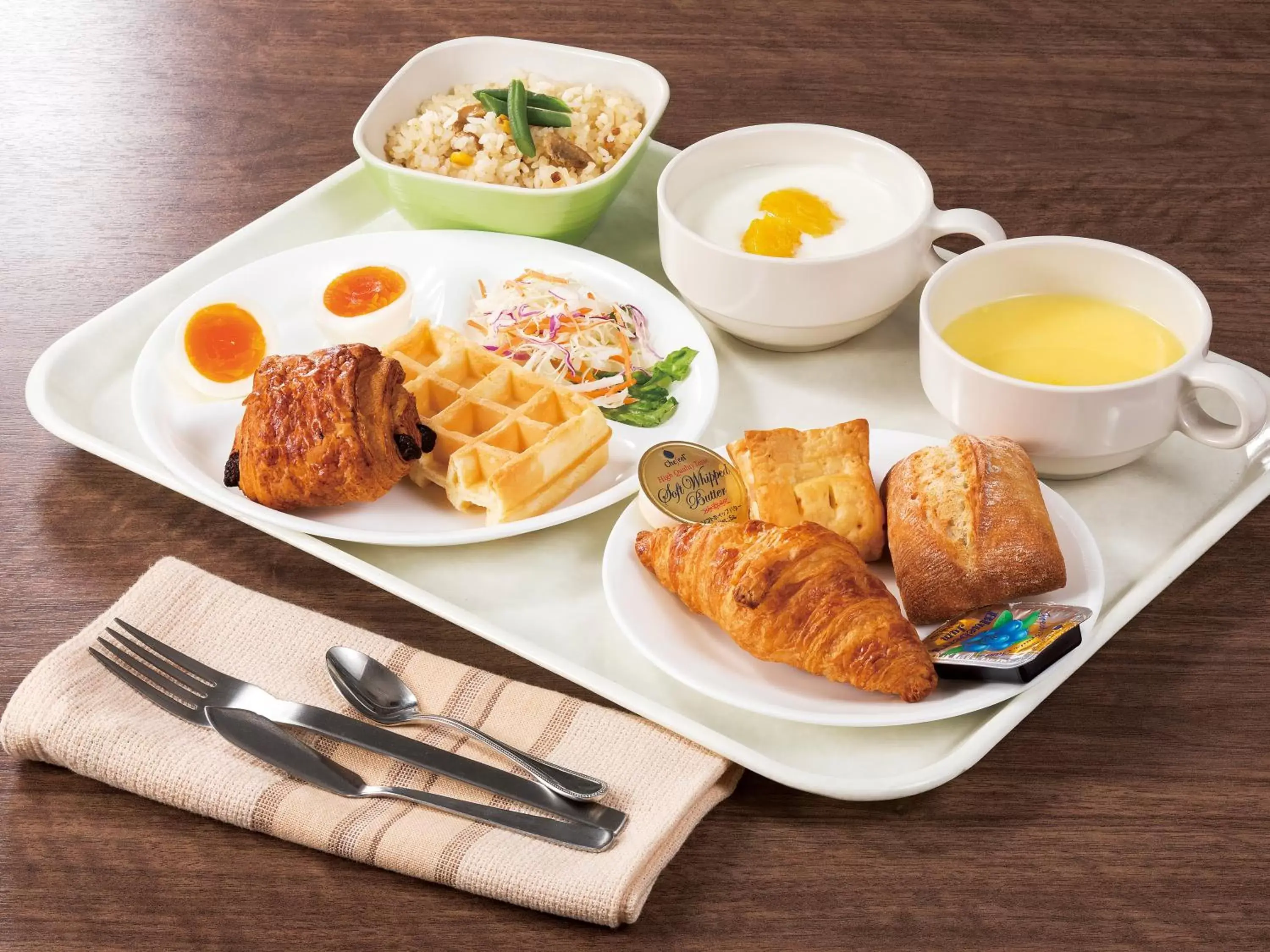 Continental breakfast in Comfort Inn Niigata Kameda