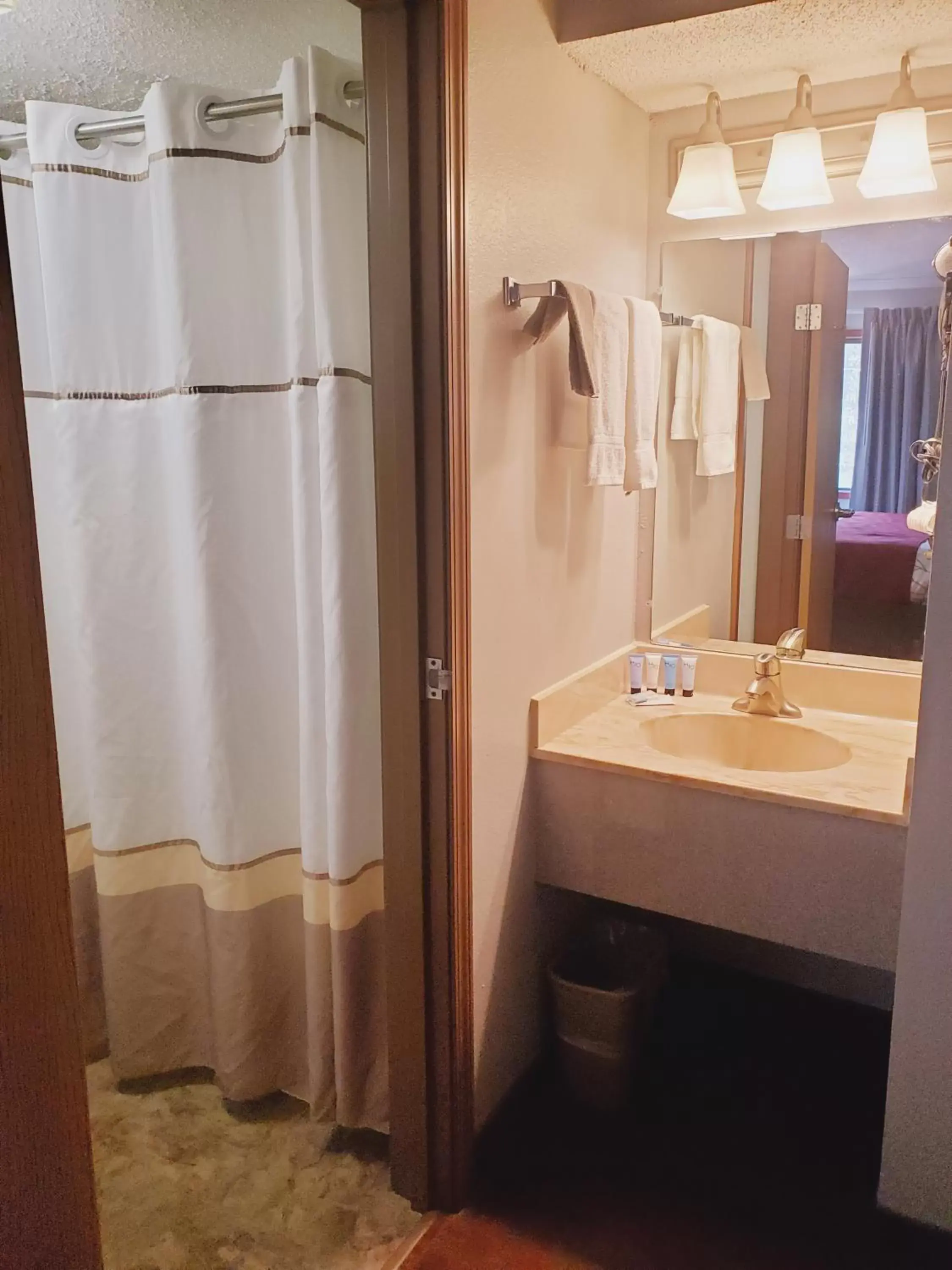 Bathroom in Blackstone Lodge and Suites